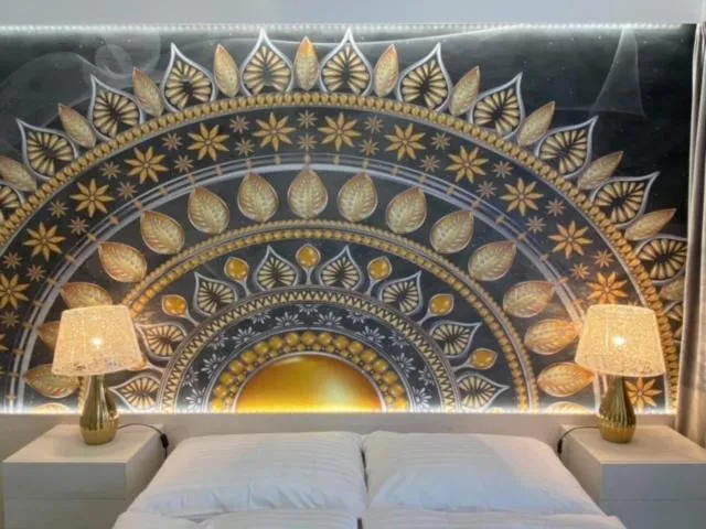 Bed in Hotel Artin