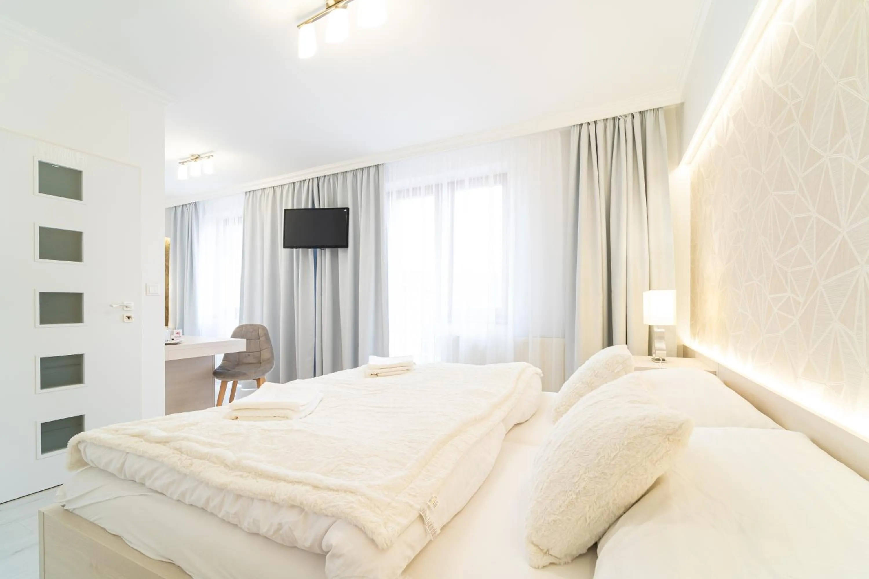 Bed in Hotel Artin