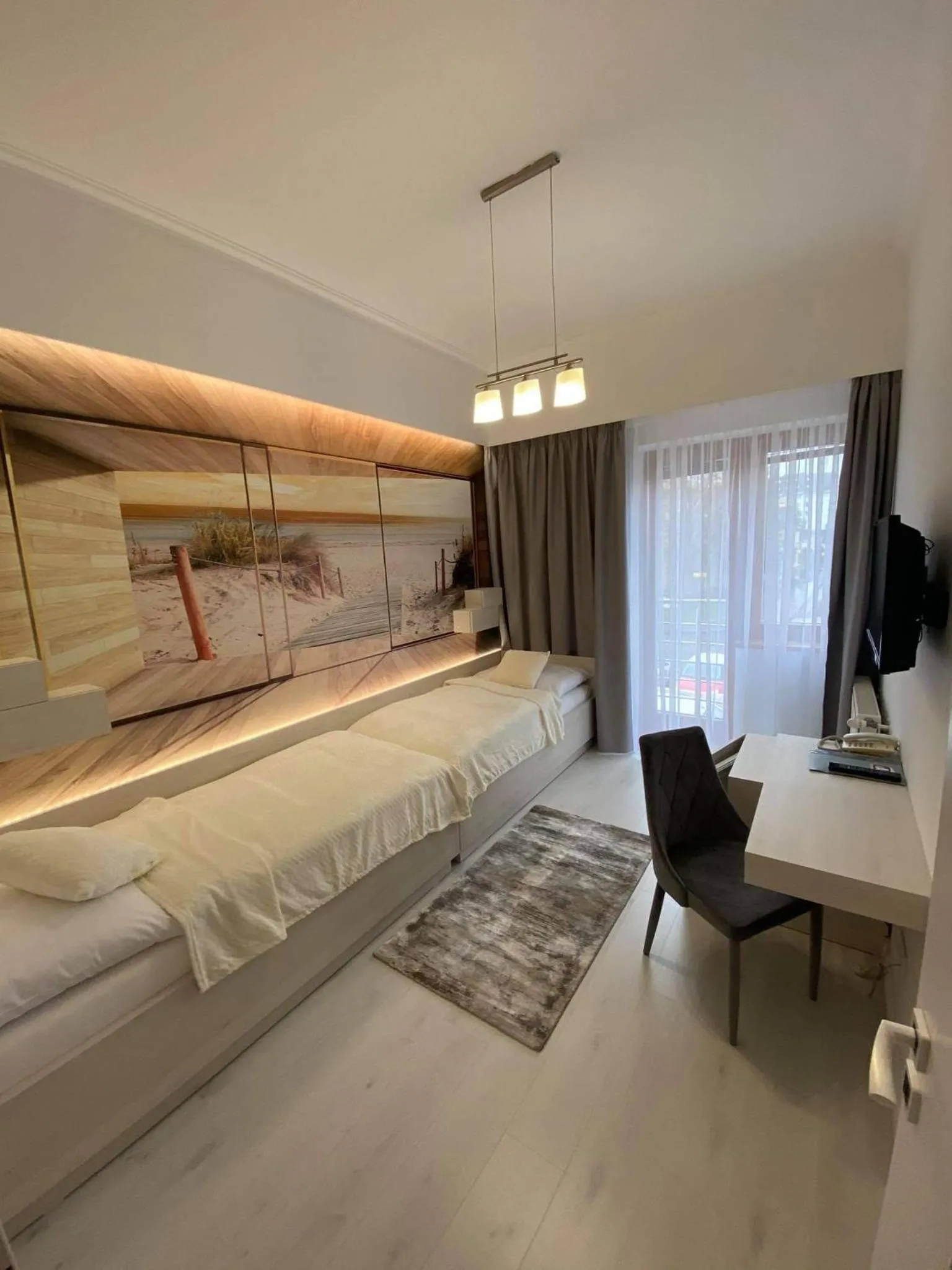 Bed in Hotel Artin