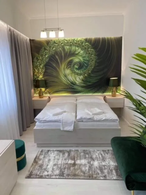 Bed in Hotel Artin