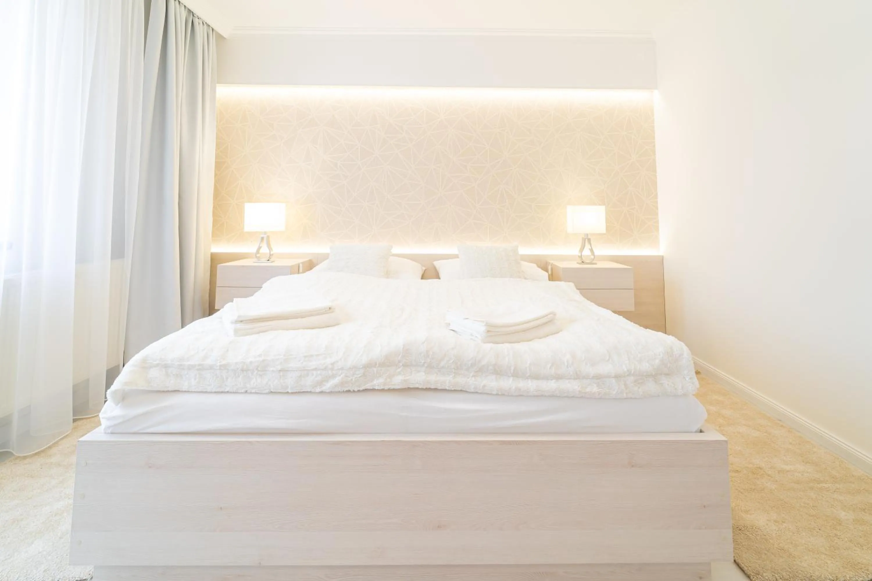 Bed in Hotel Artin
