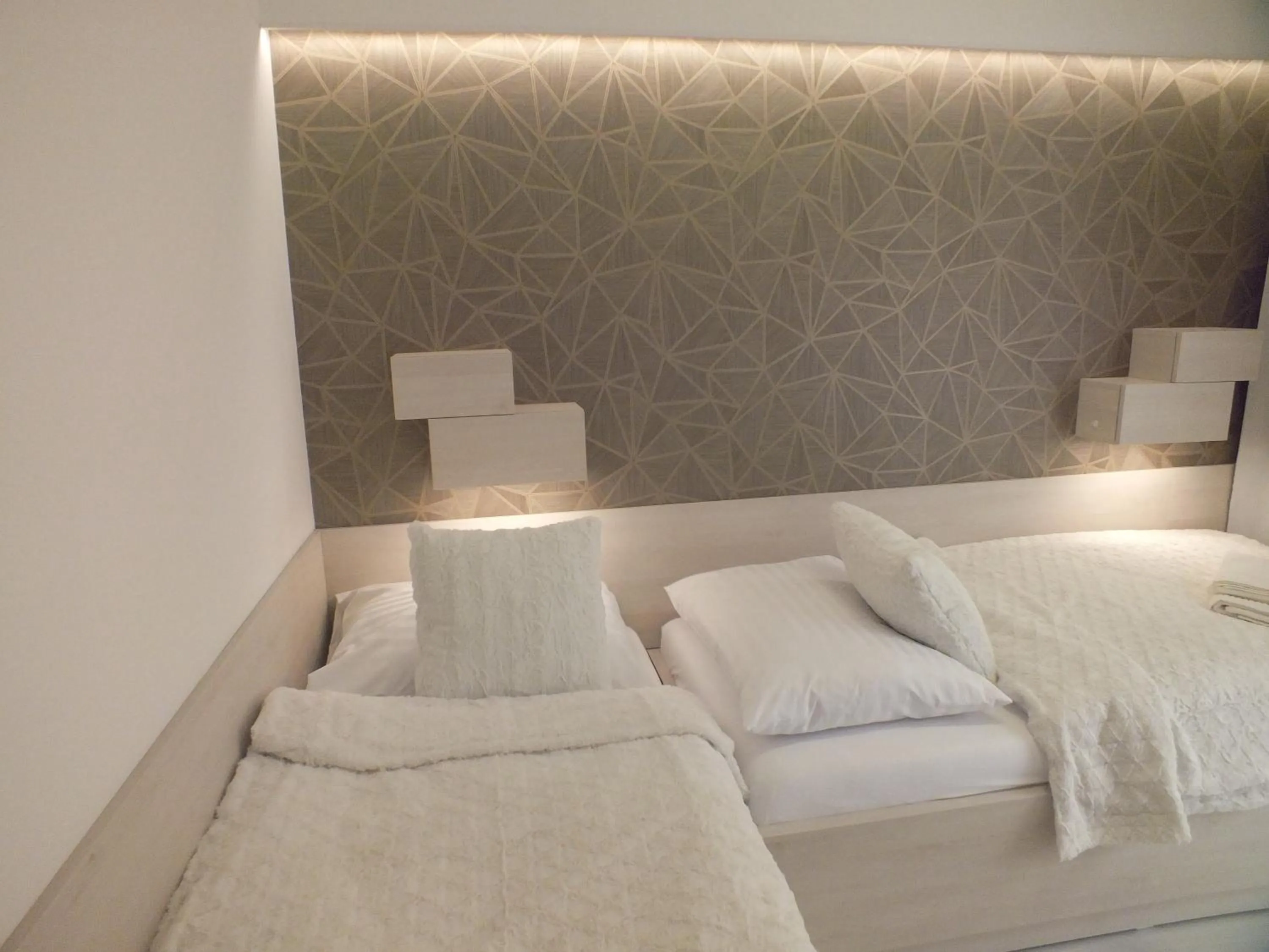 Bed in Hotel Artin