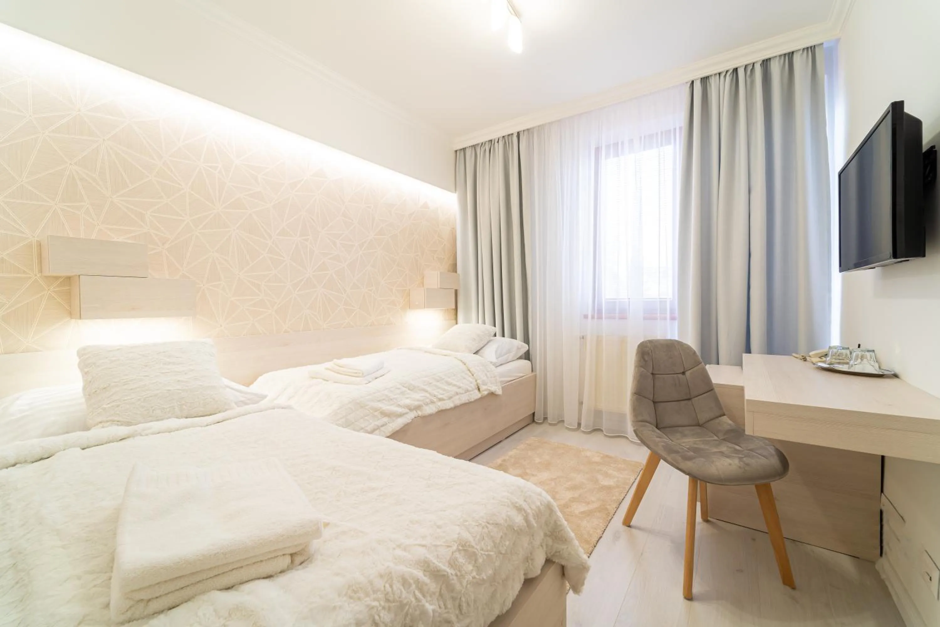 Bed in Hotel Artin