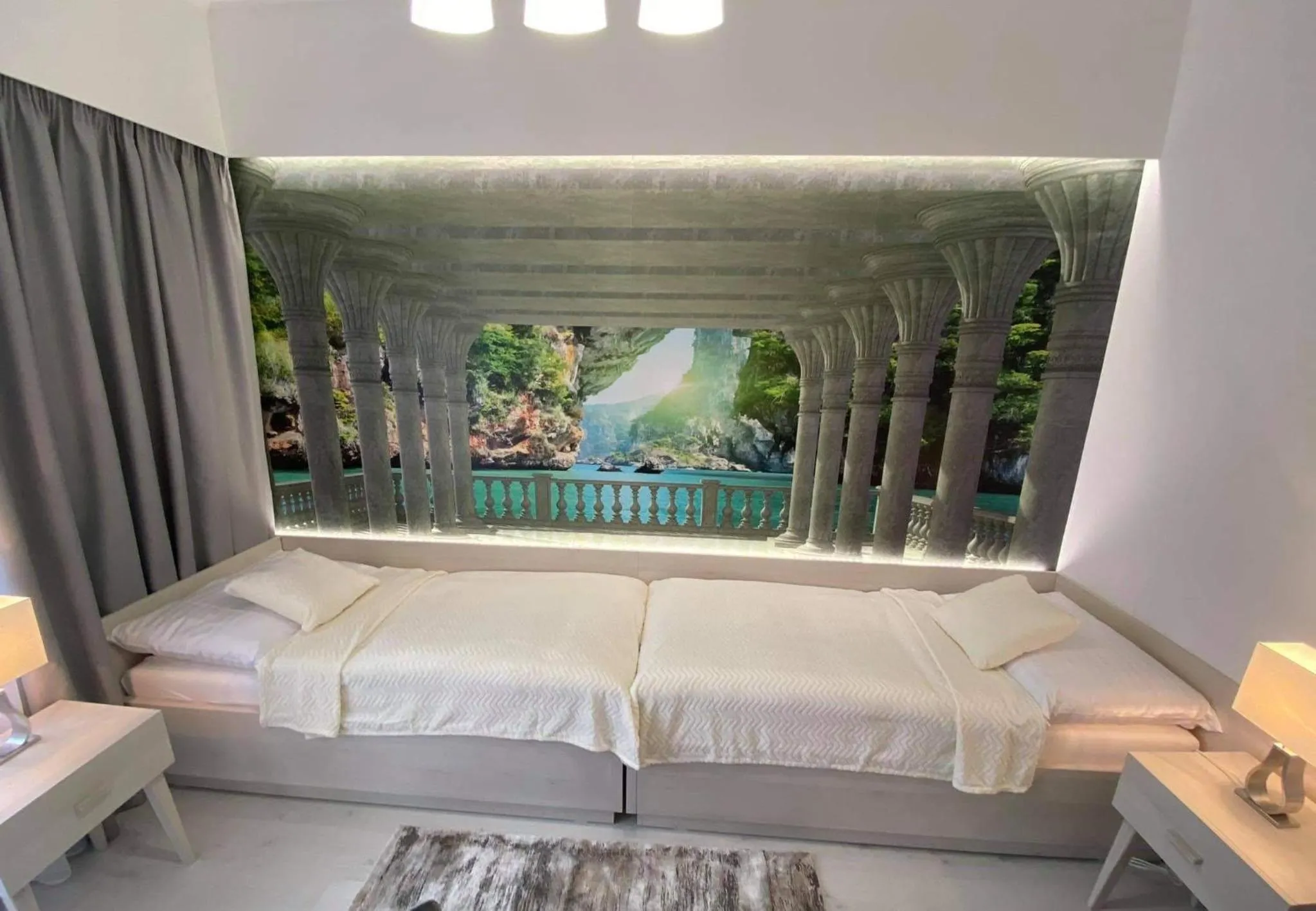 Bed in Hotel Artin