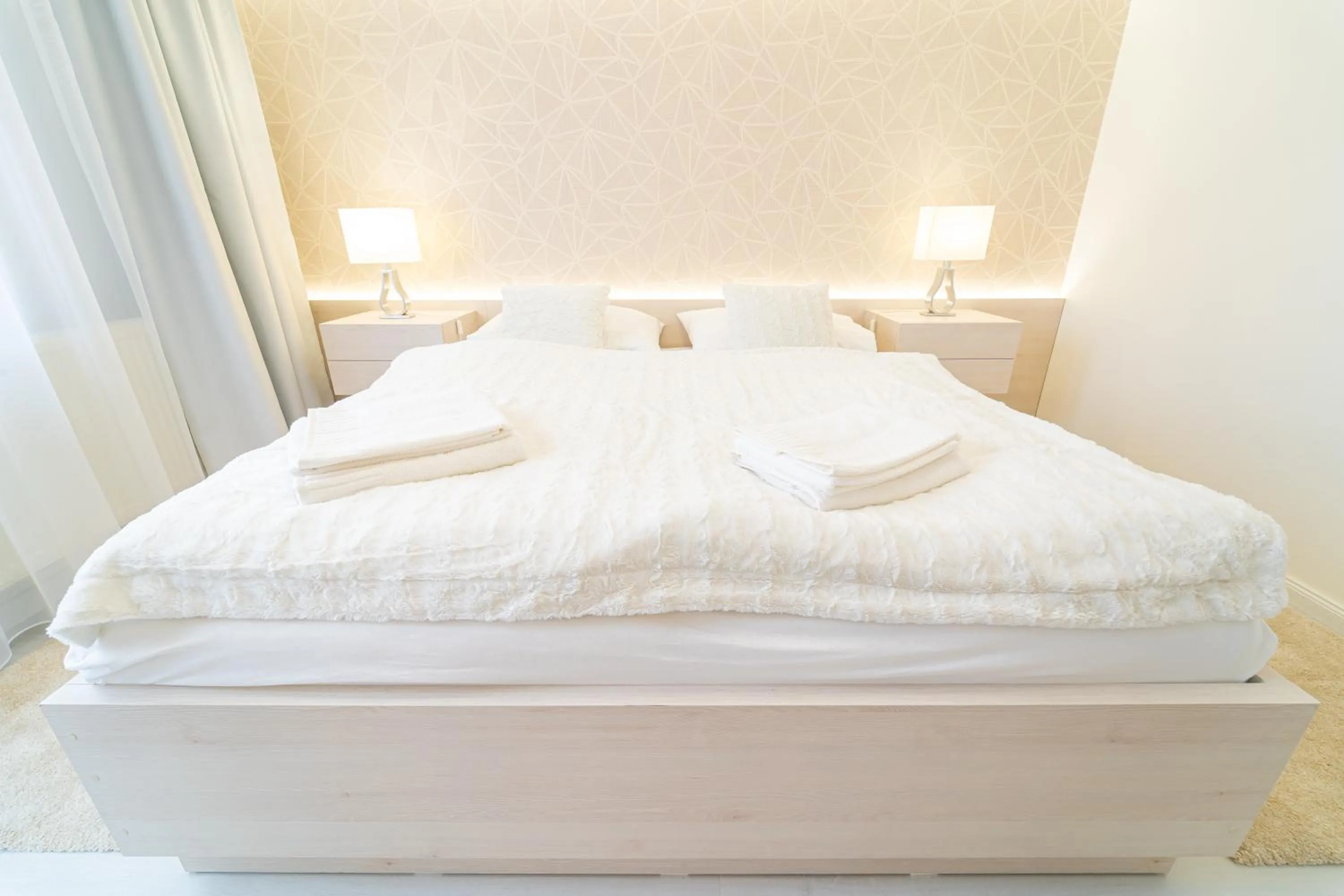 Bed in Hotel Artin