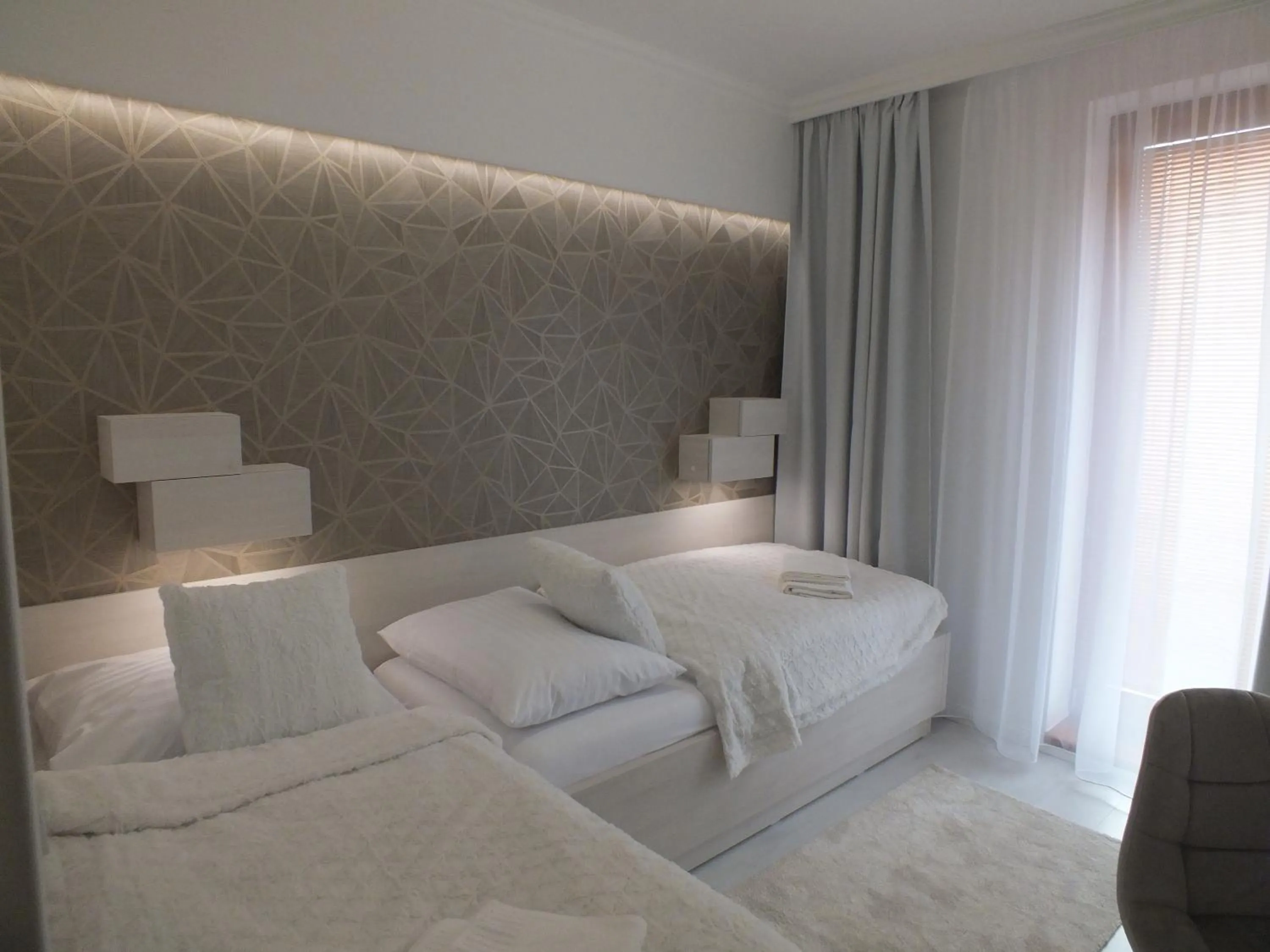 Bed in Hotel Artin