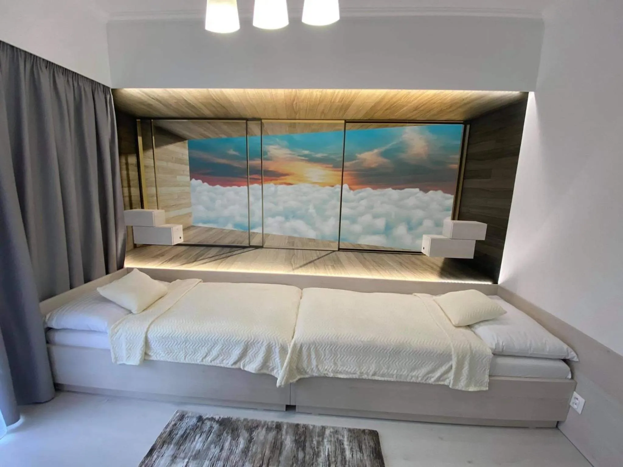 Bed in Hotel Artin