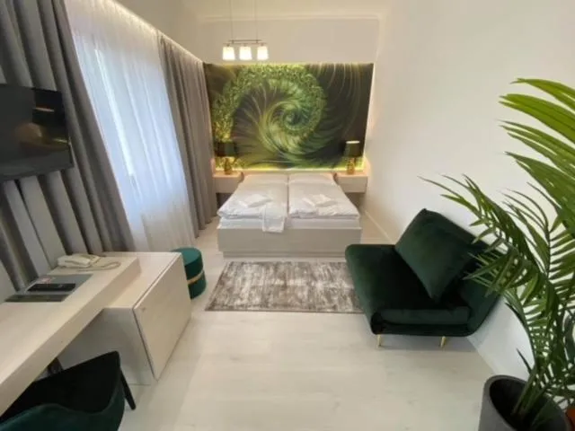 Bed in Hotel Artin
