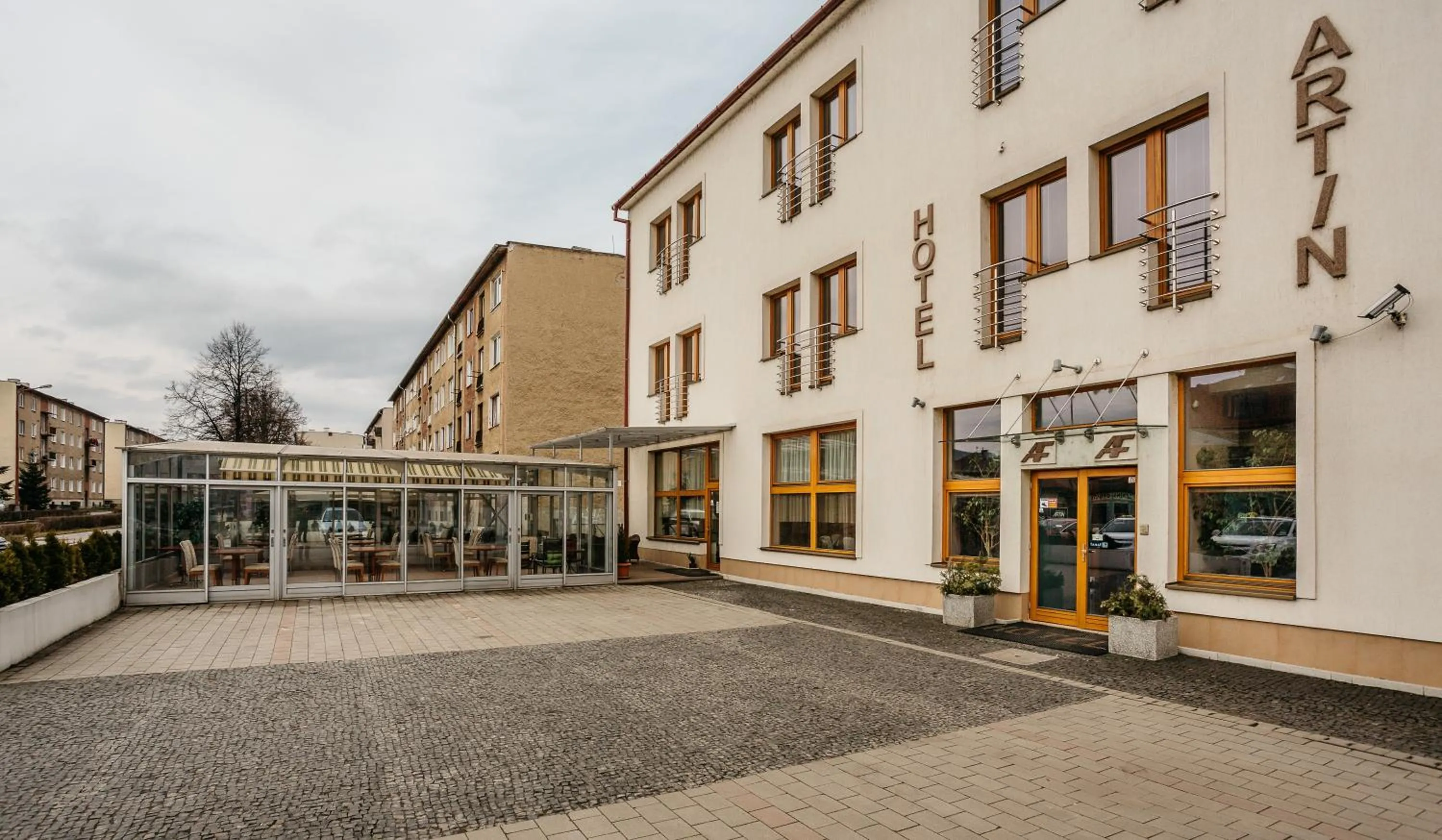 Property building in Hotel Artin