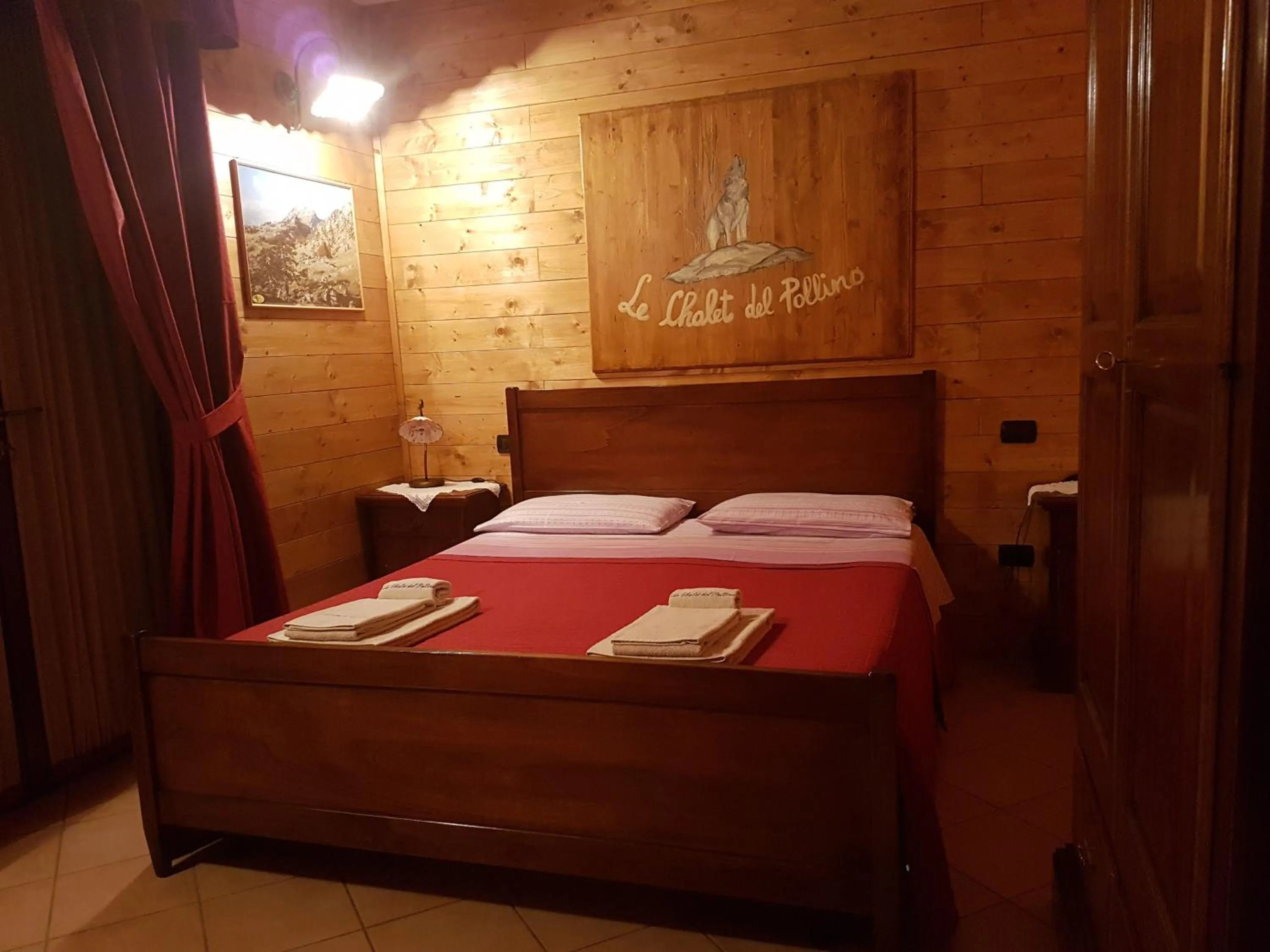Bed in Le Chalet del Pollino