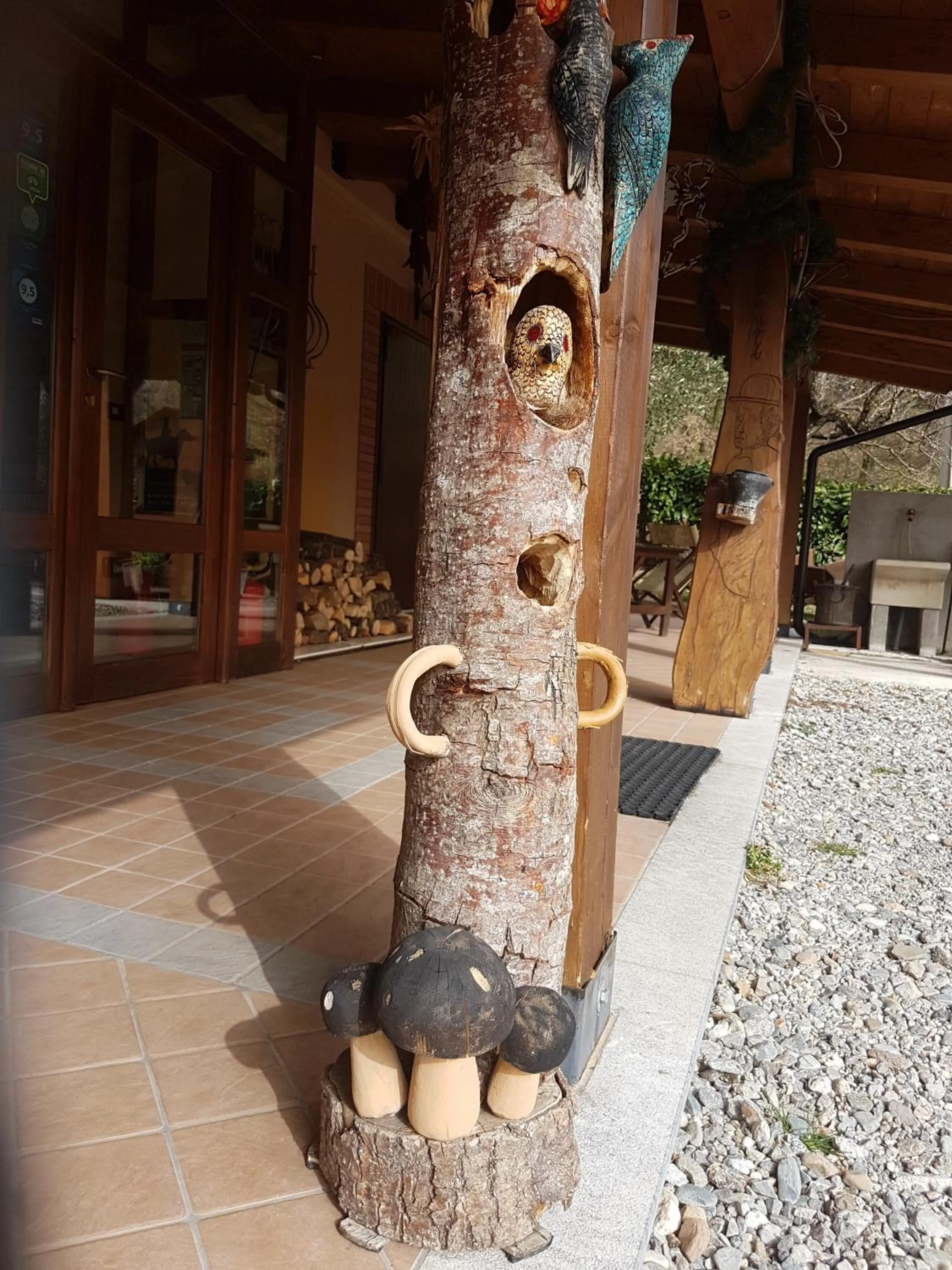 Facade/entrance in Le Chalet del Pollino