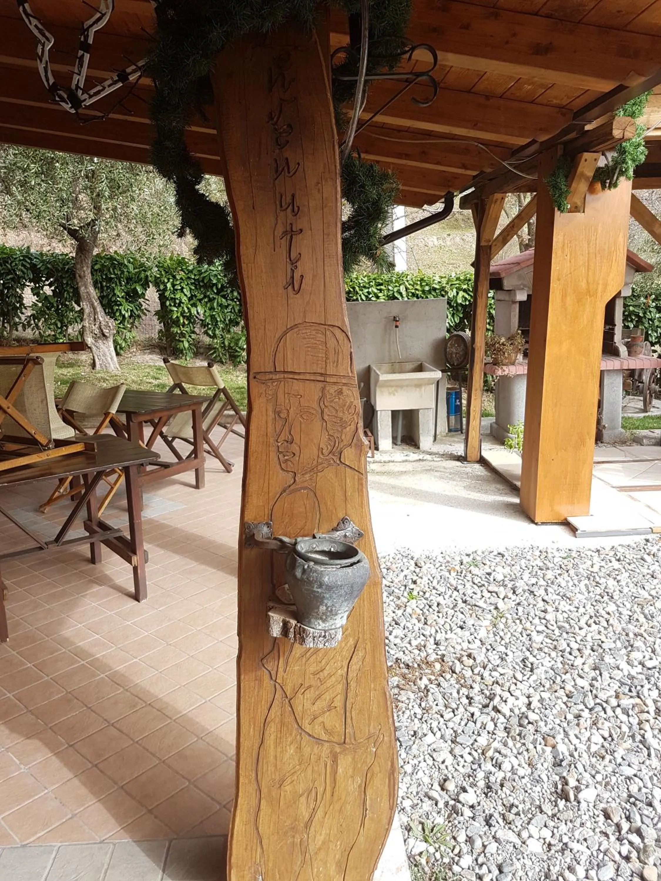 Patio in Le Chalet del Pollino