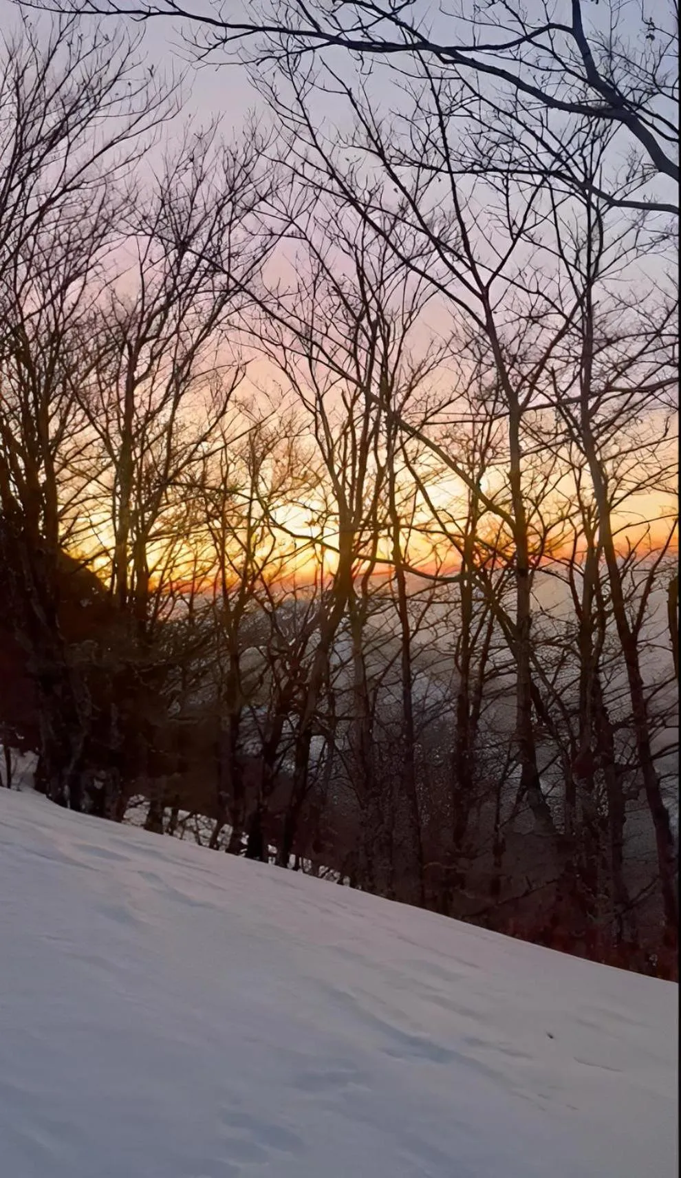 Winter in Le Chalet del Pollino