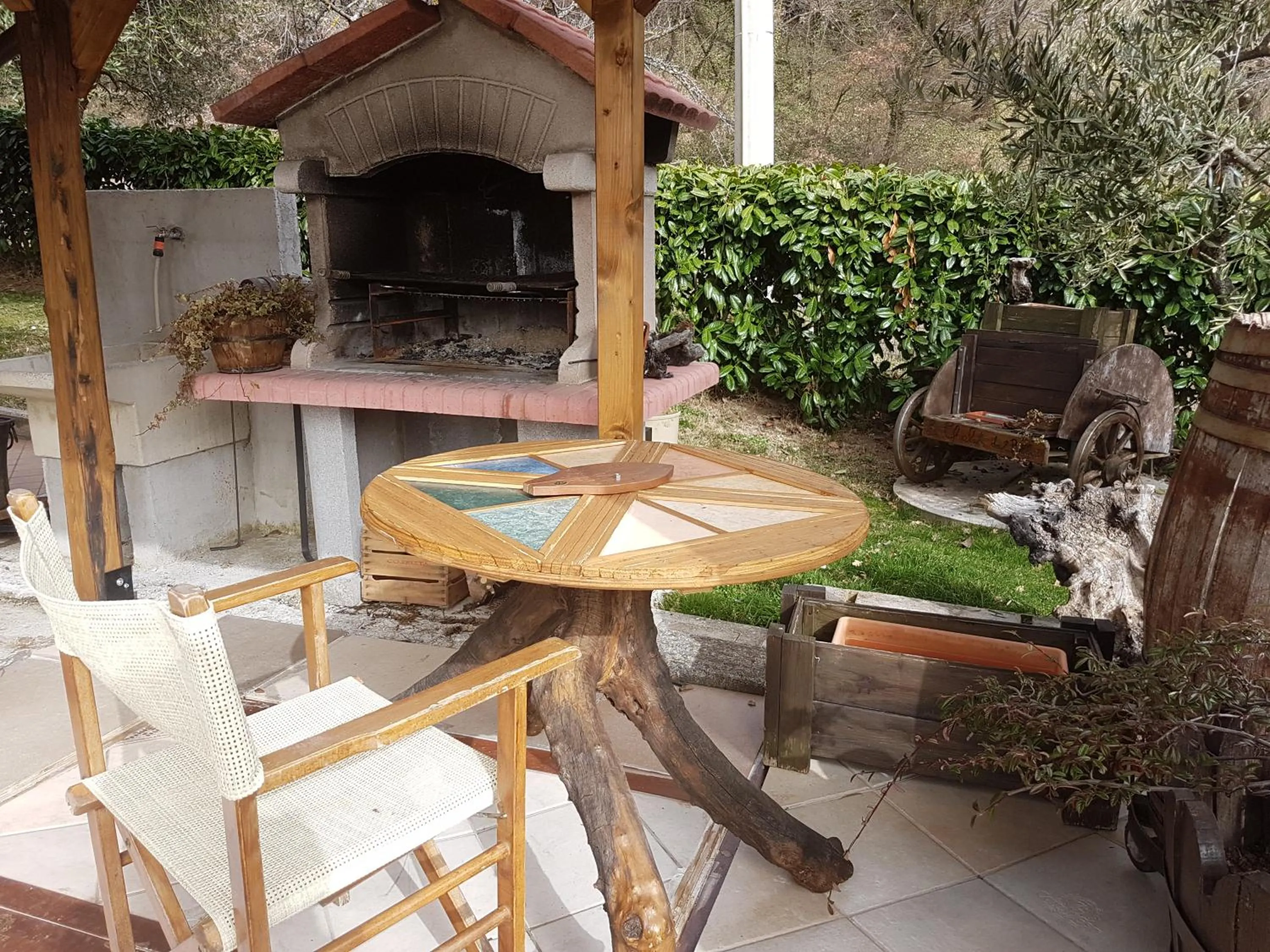 BBQ facilities in Le Chalet del Pollino