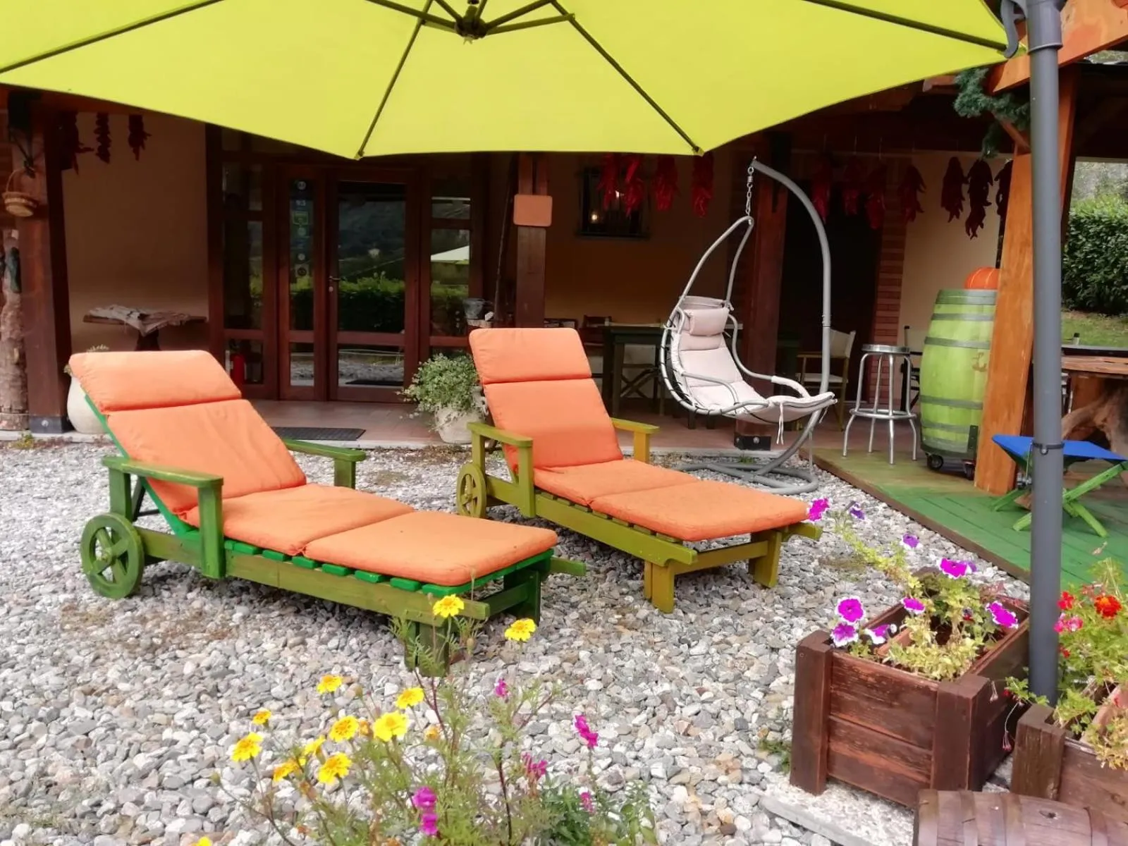 Patio in Le Chalet del Pollino