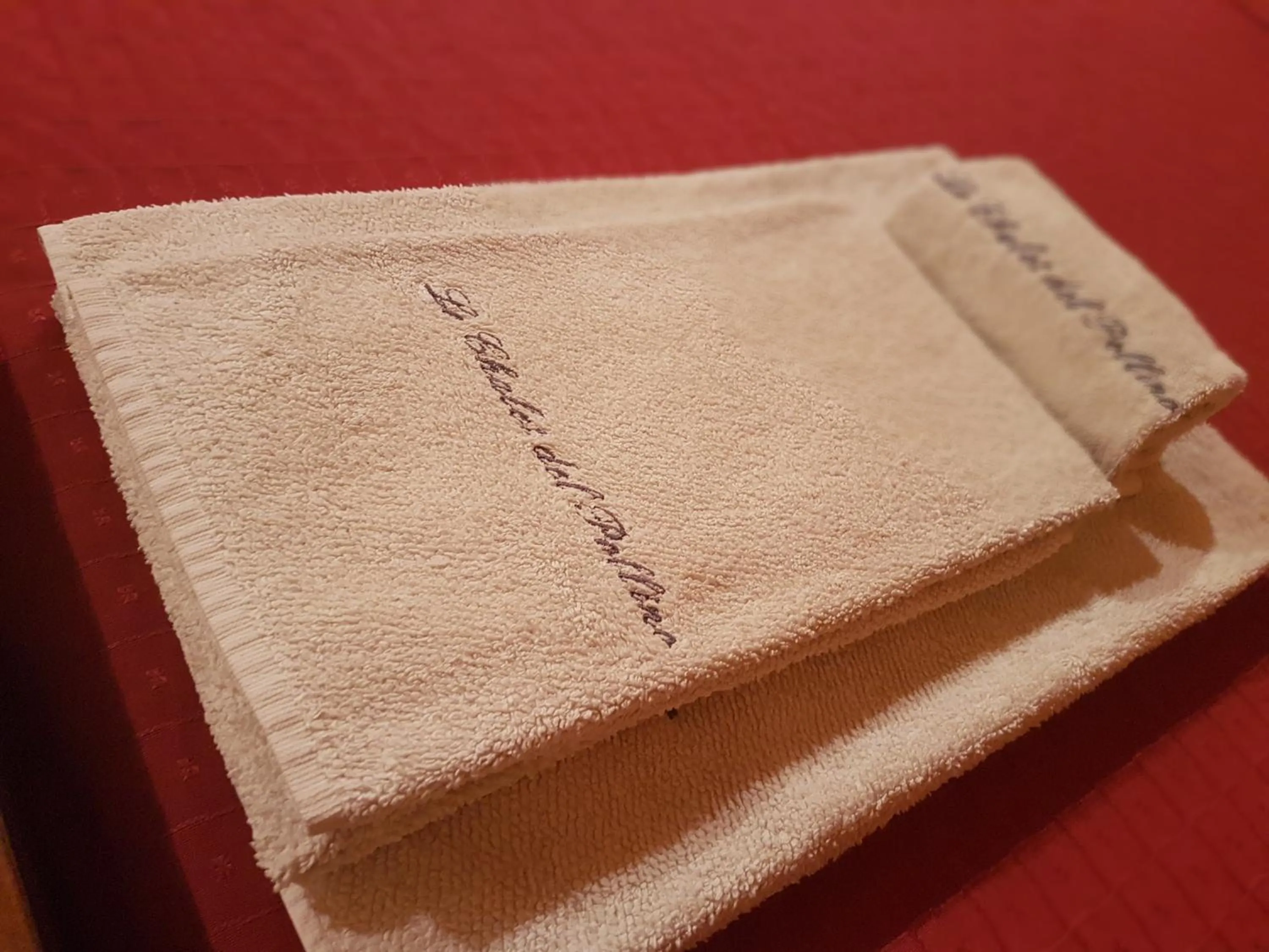 towels in Le Chalet del Pollino