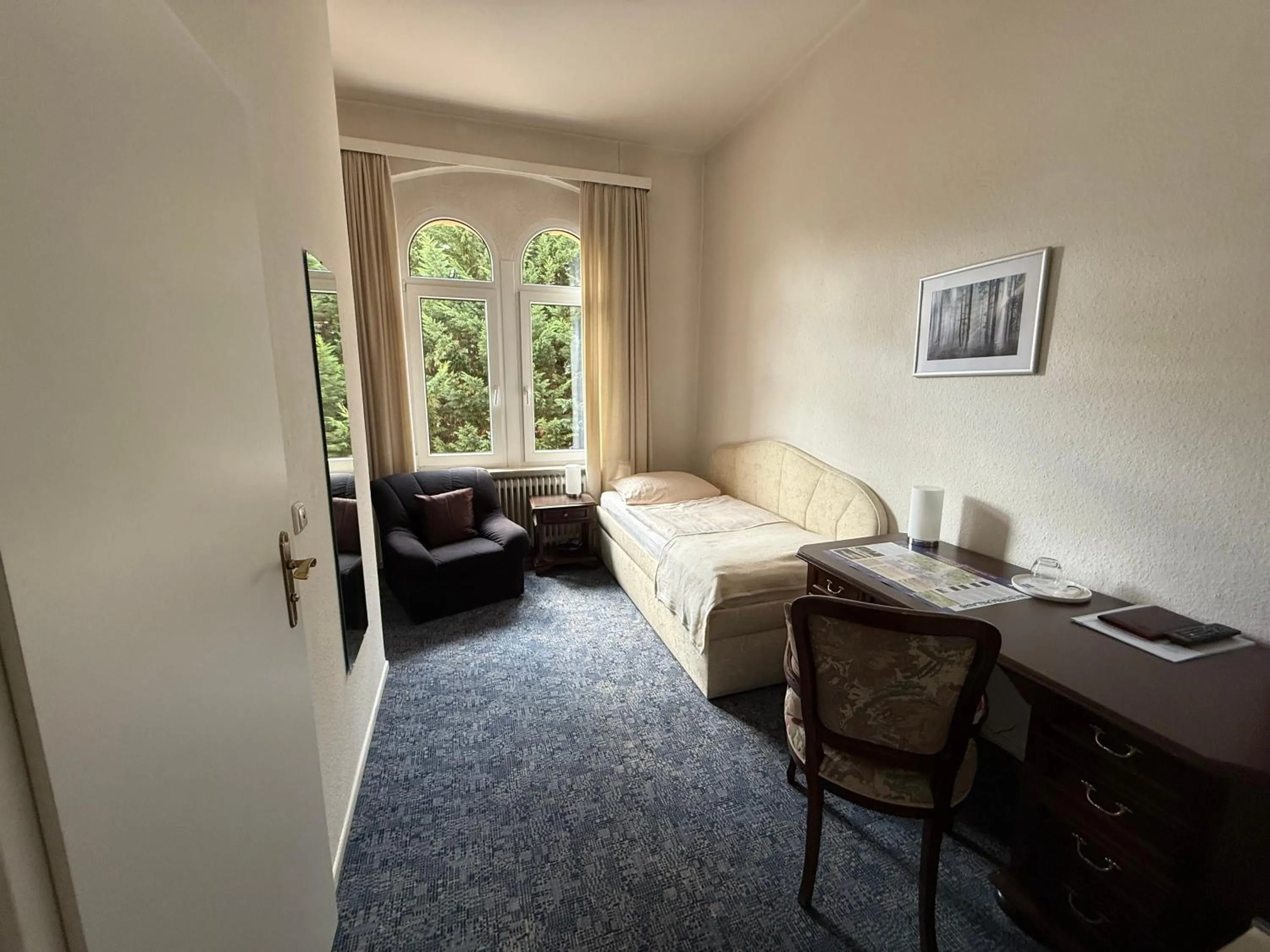 Bed in Hotel Carolinenhof