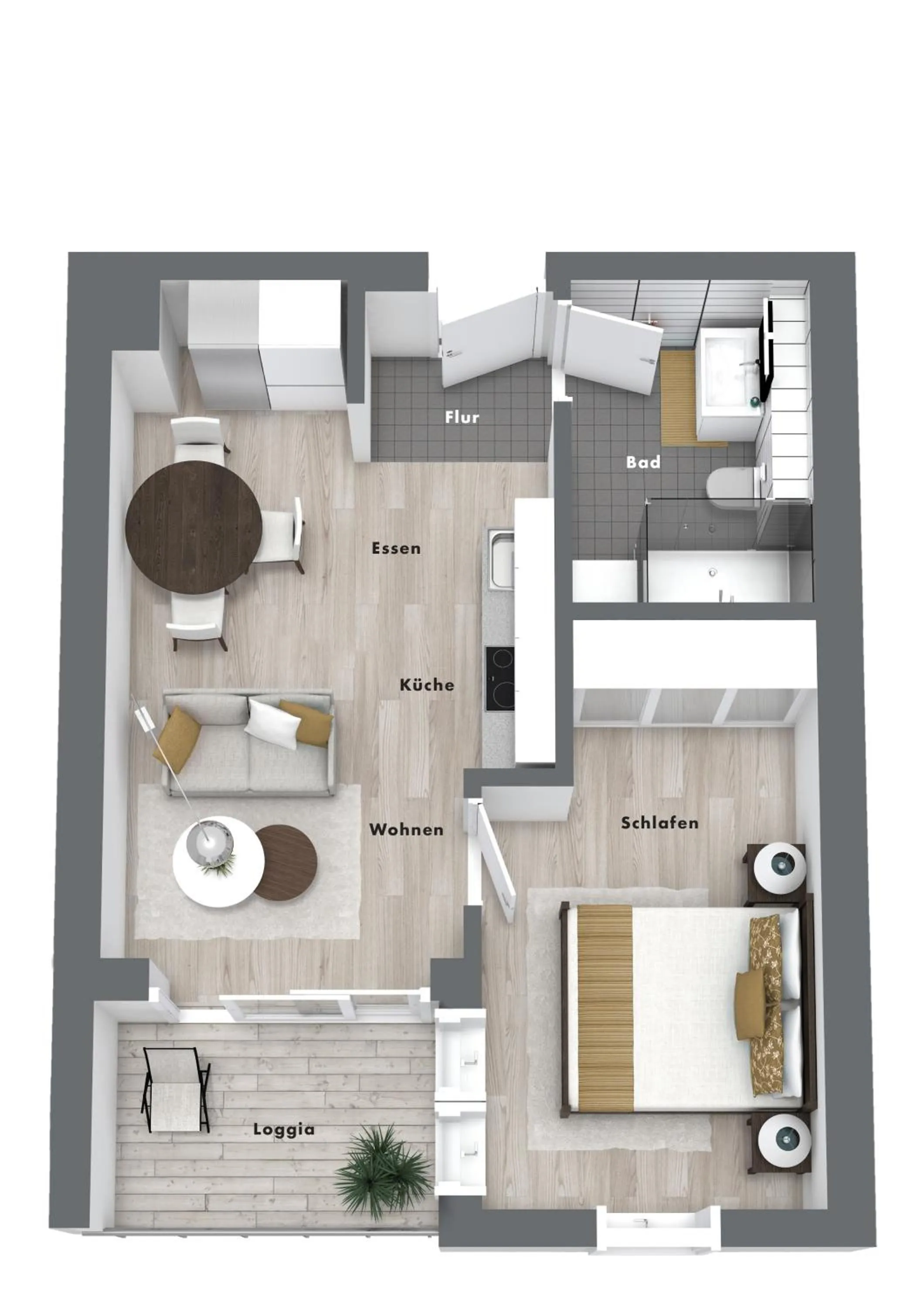 Floor plan in PRIMERA Apartments