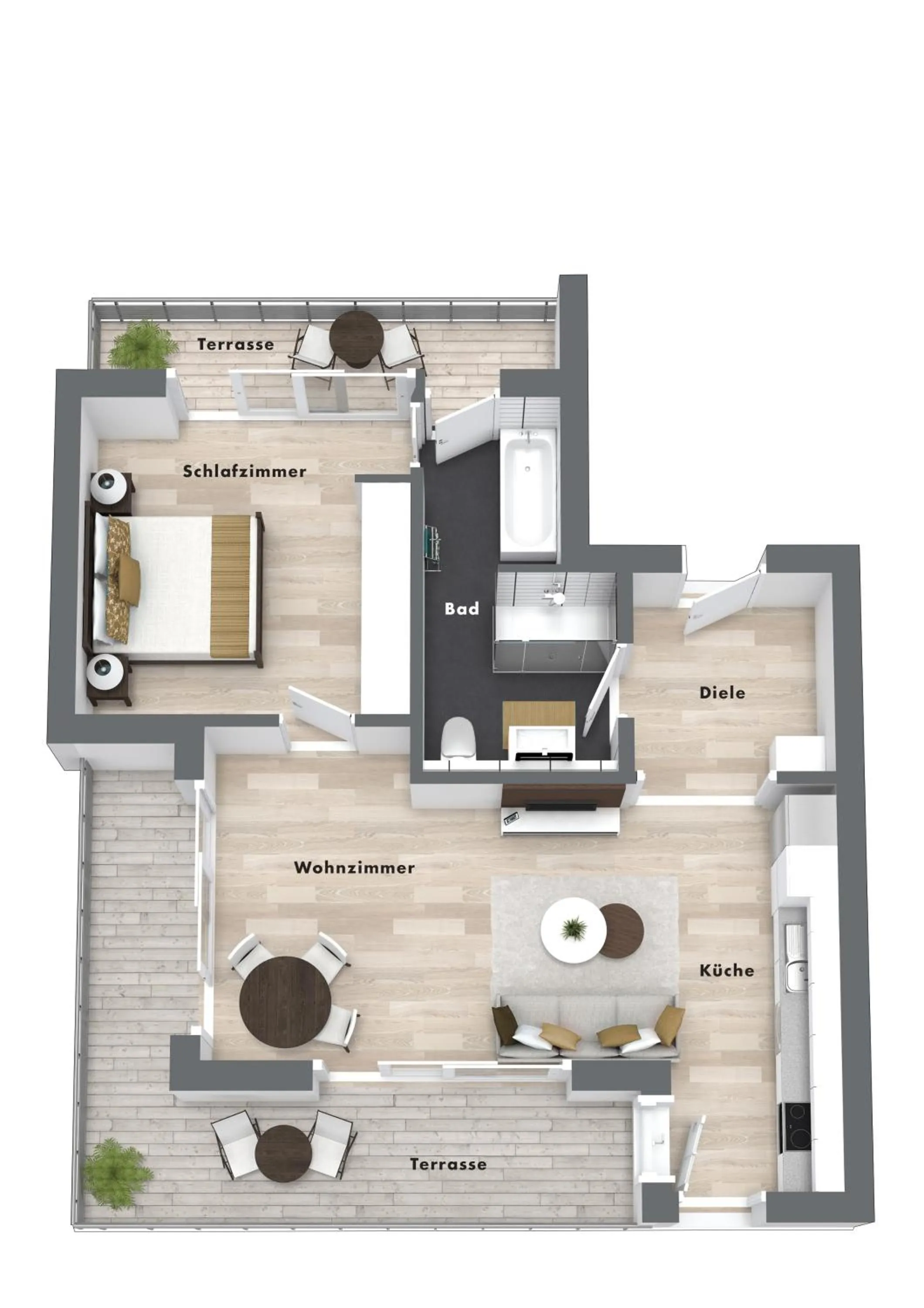 Floor plan in PRIMERA Apartments