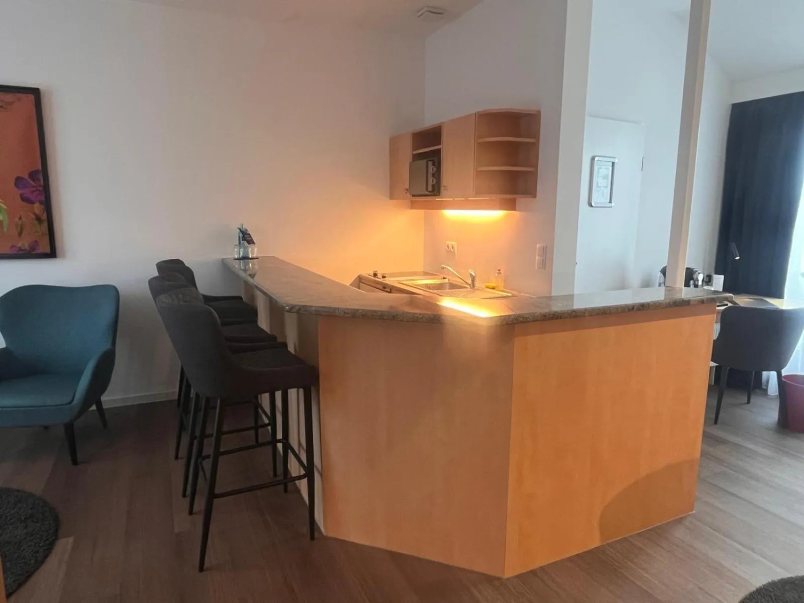 Kitchen or kitchenette in Parkhotel Bad Homburg