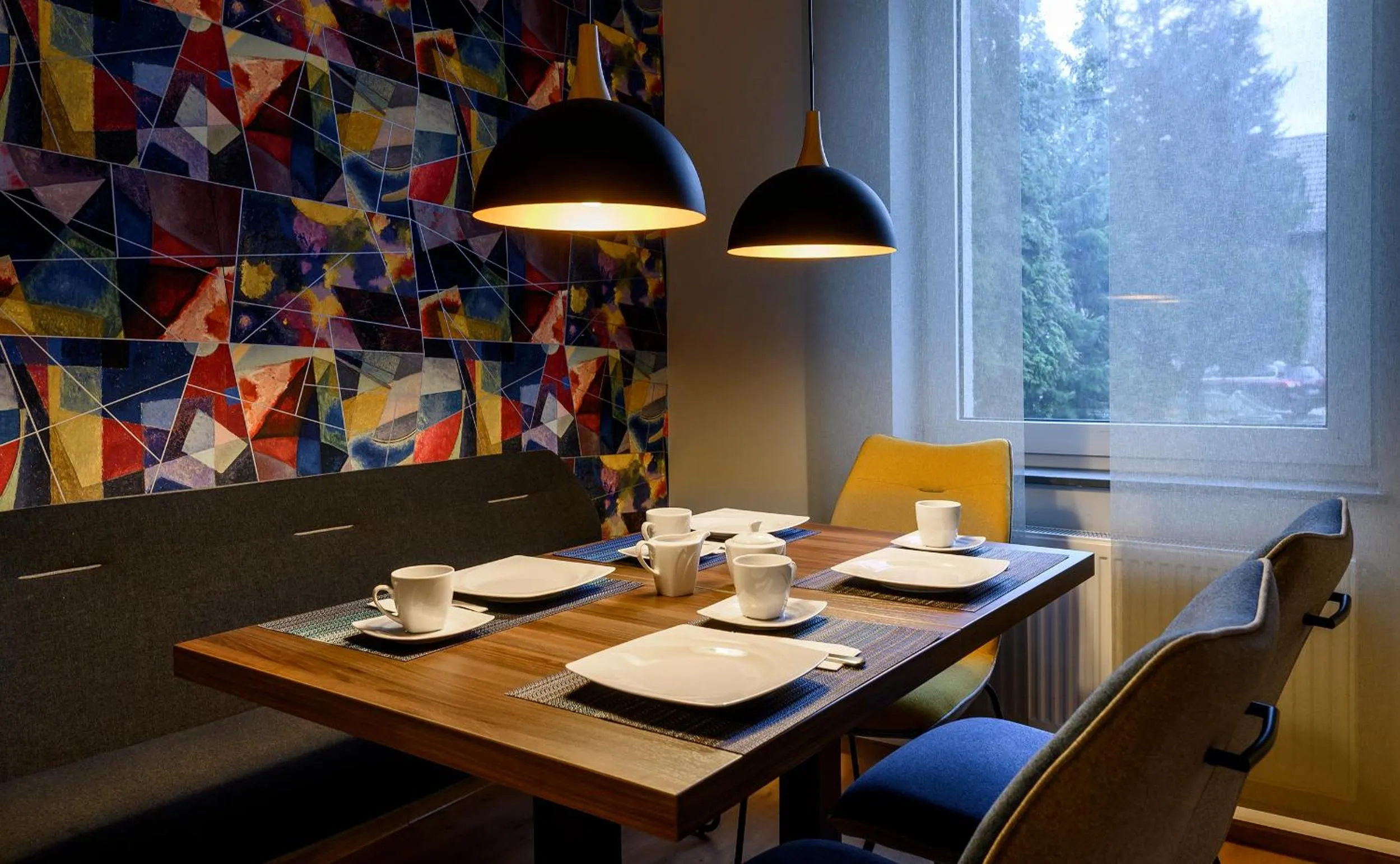 Dining area in Hotel Zu Freunden