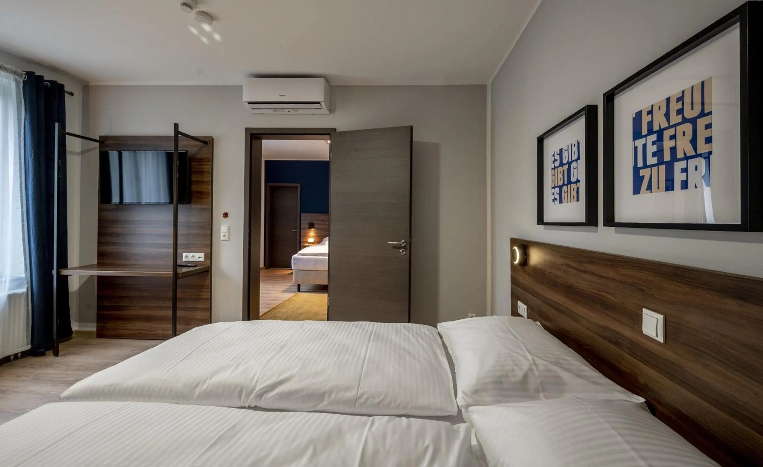 Bed in Hotel Zu Freunden