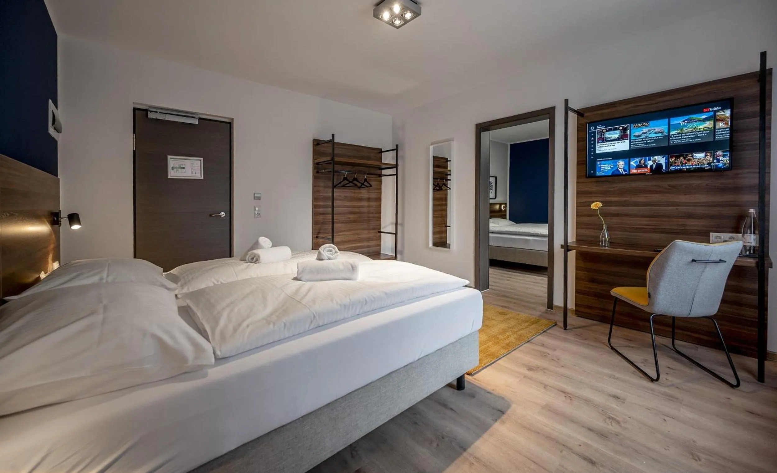 Bed in Hotel Zu Freunden