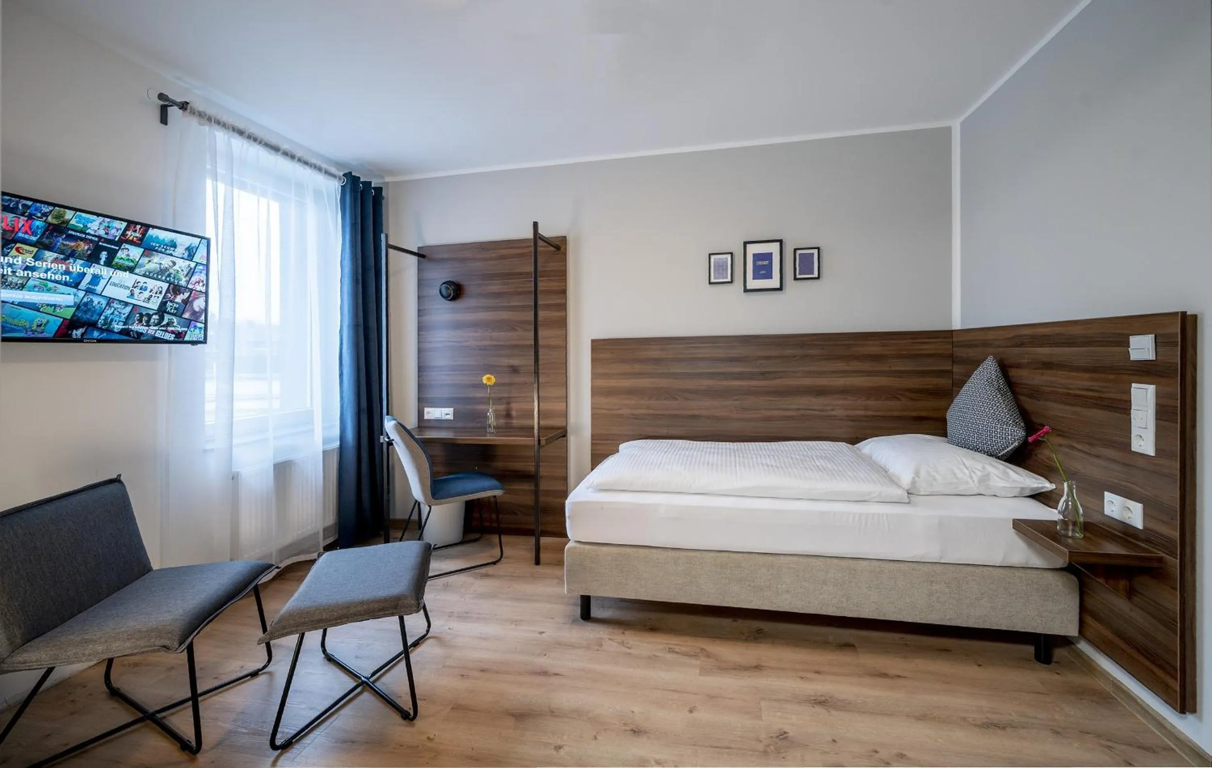 Bed in Hotel Zu Freunden