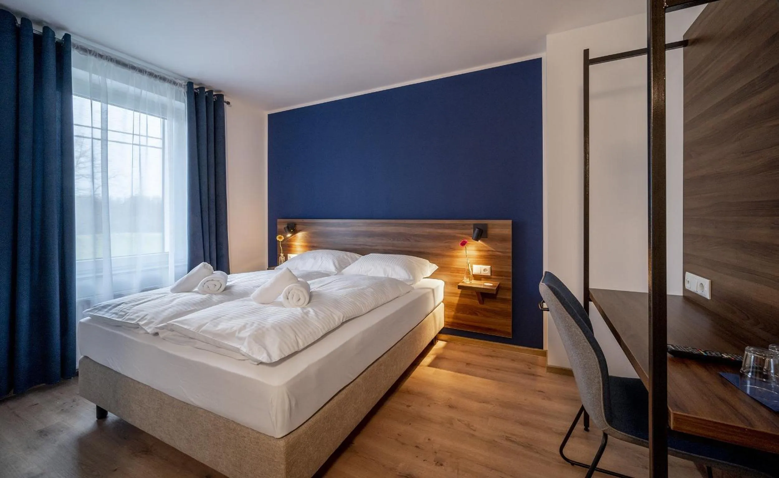 Bed in Hotel Zu Freunden