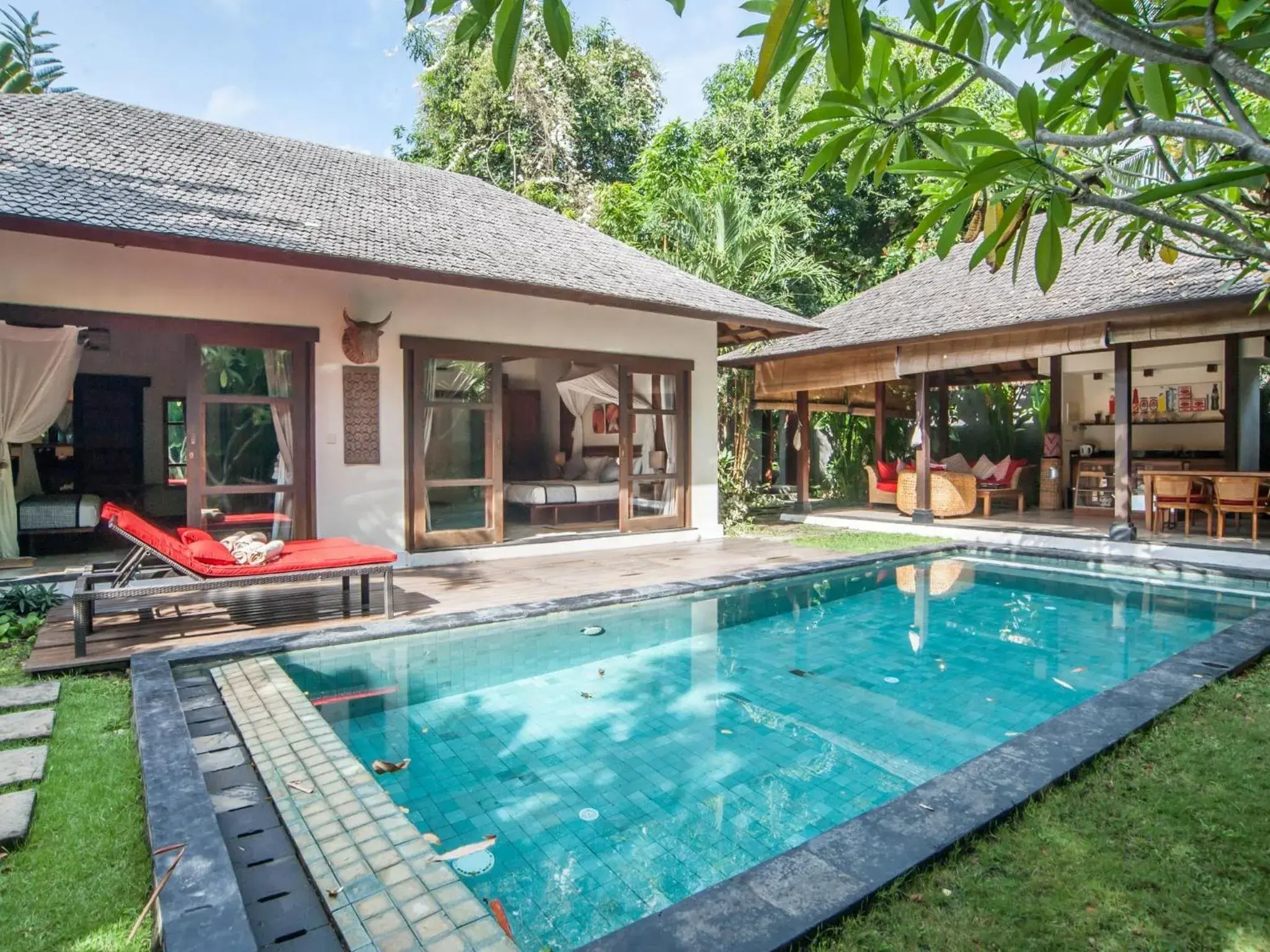 Swimming pool in Mango Tree Villas Jimbaran Bali Swimming pool in Mango Tree Villas Jimbaran Bali