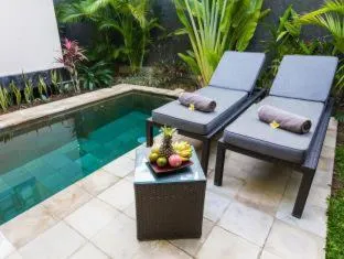 sunbed in Mango Tree Villas Jimbaran Bali