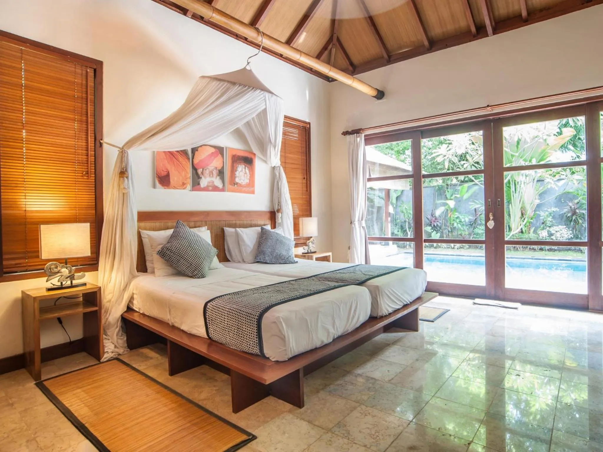 Bed in Mango Tree Villas Jimbaran Bali