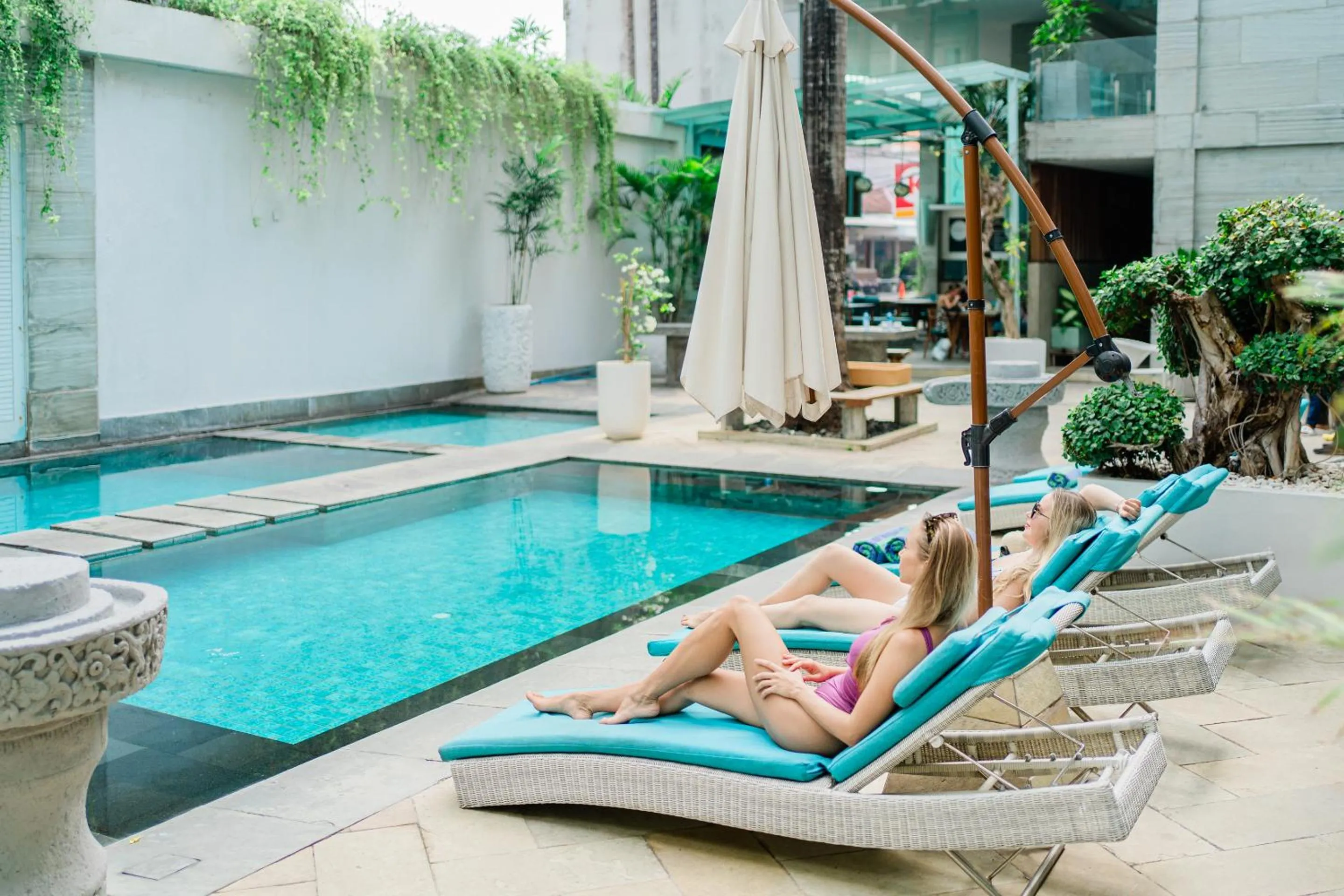 Swimming pool in AQ-VA Hotel & Villas Seminyak