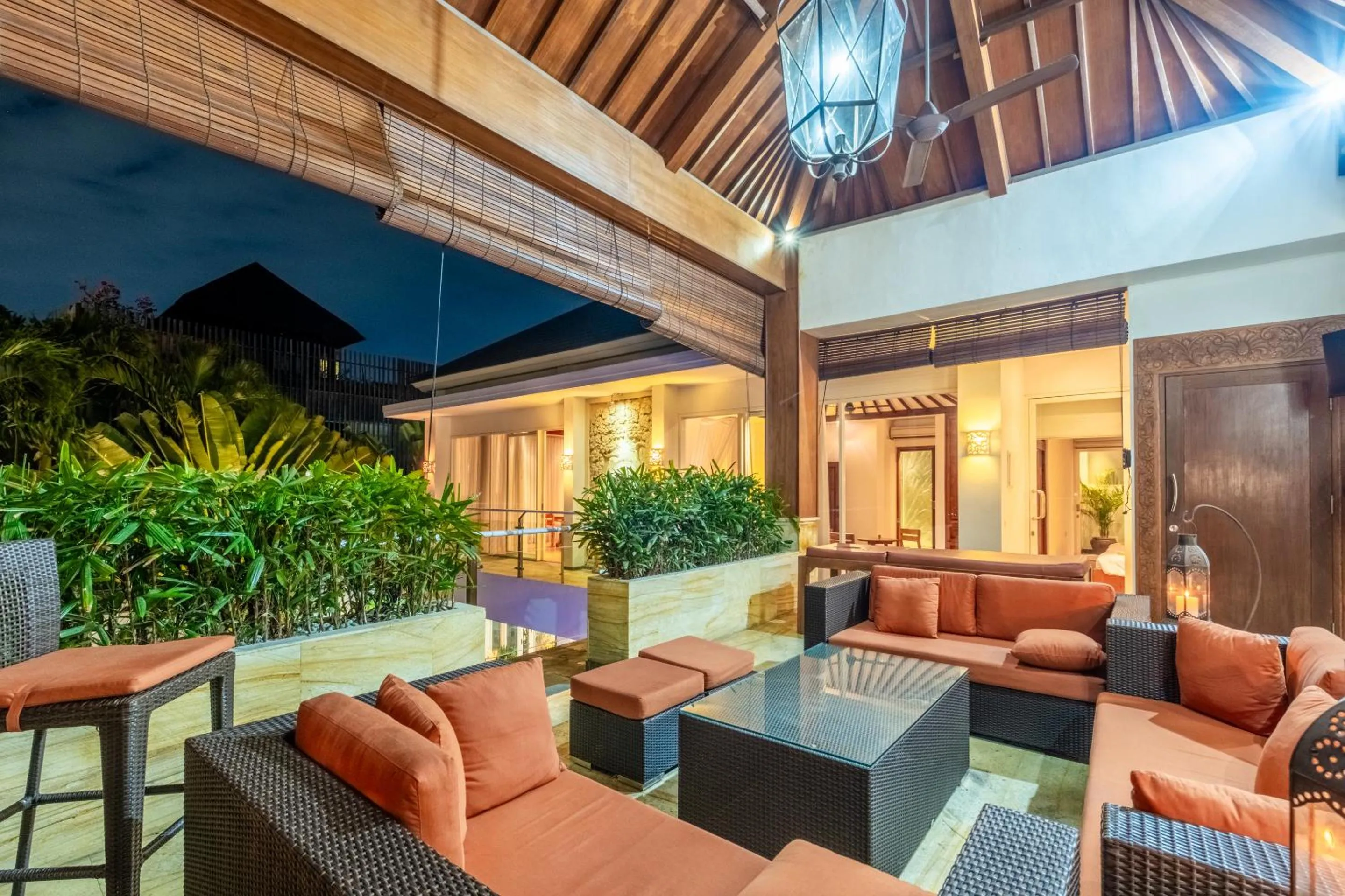 Seating area in AQ-VA Hotel & Villas Seminyak