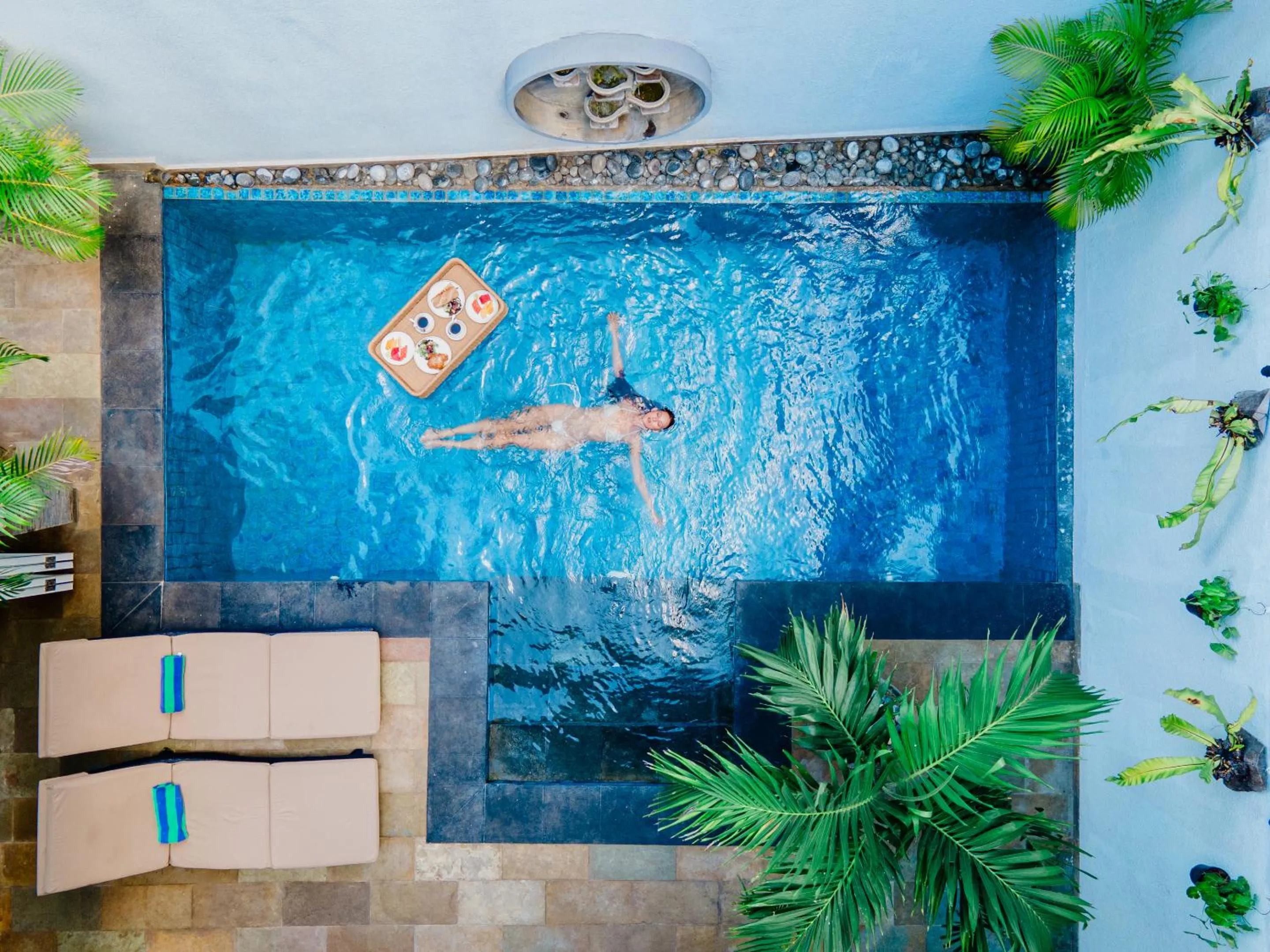 Pool view in AQ-VA Hotel & Villas Seminyak