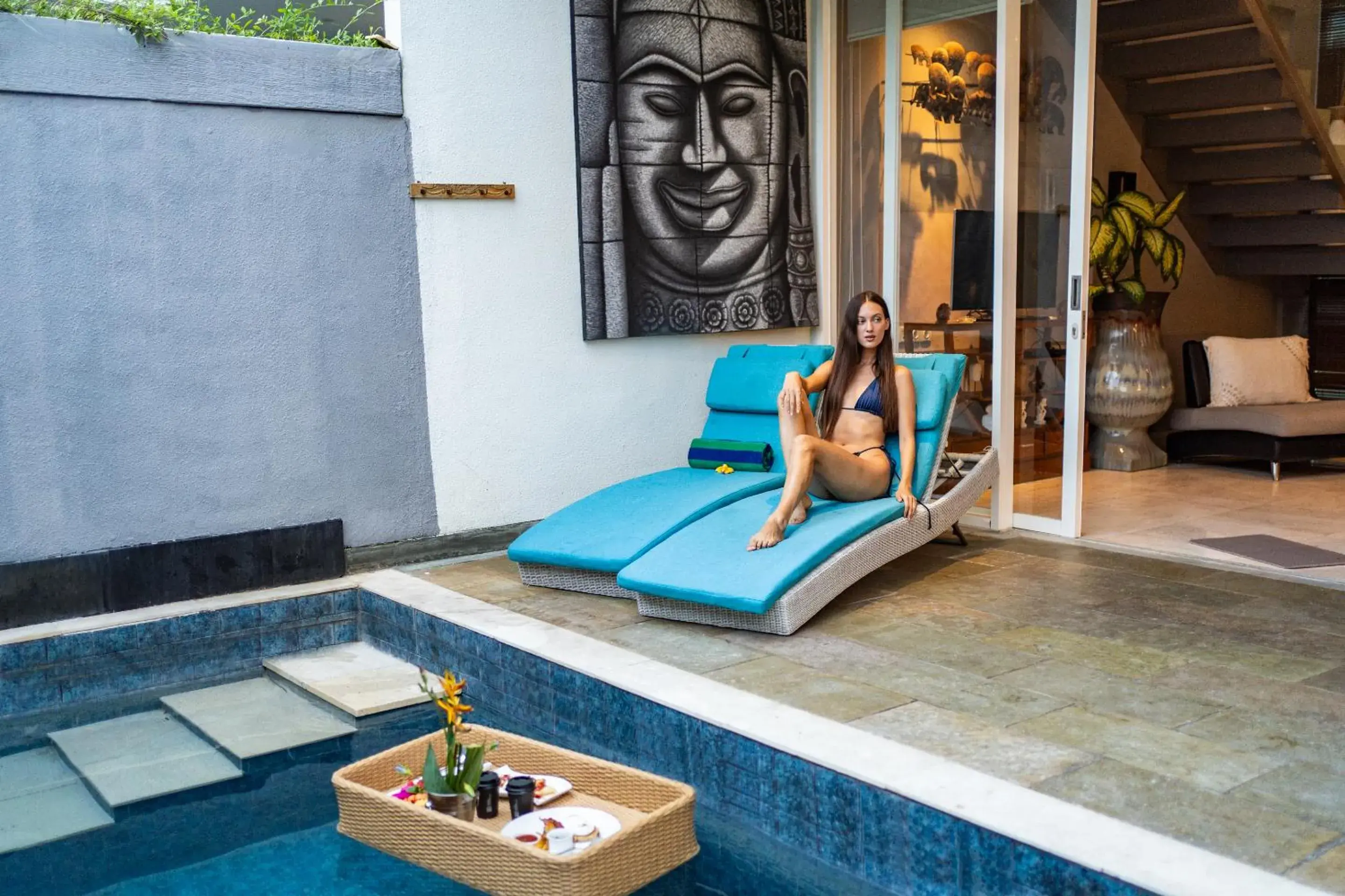 Two-Bedroom Villa with Private Pool and Fully Equipped Kitchenette in AQ-VA Hotel & Villas Seminyak Two-Bedroom Villa with Private Pool and Fully Equipped Kitchenette in AQ-VA Hotel & Villas Seminyak