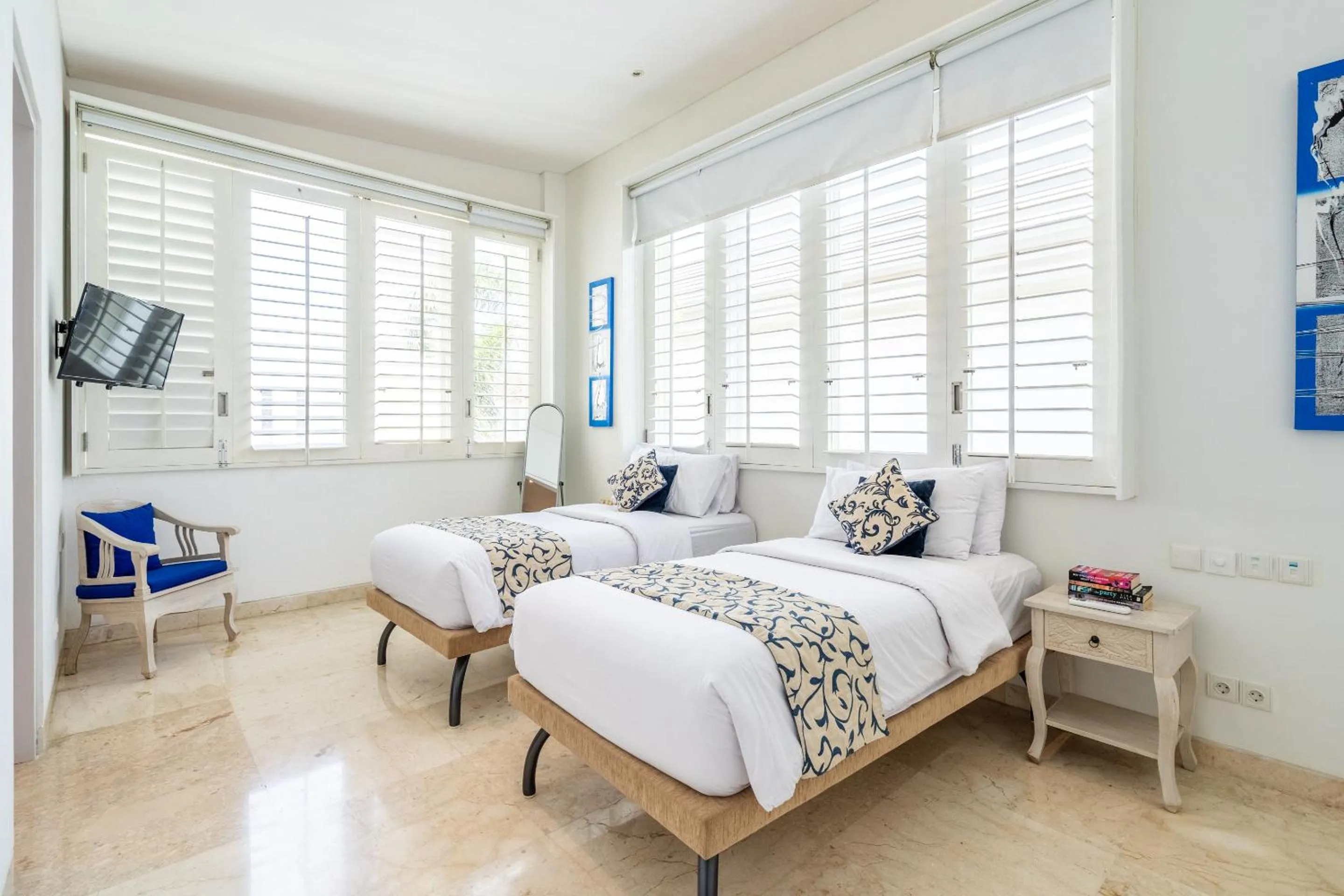 Bed in AQ-VA Hotel & Villas Seminyak