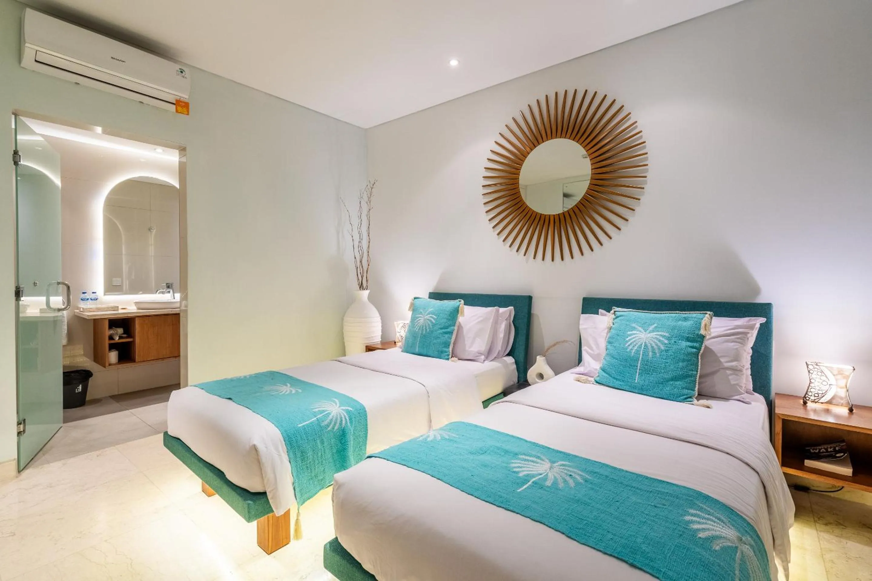 Bed in AQ-VA Hotel & Villas Seminyak