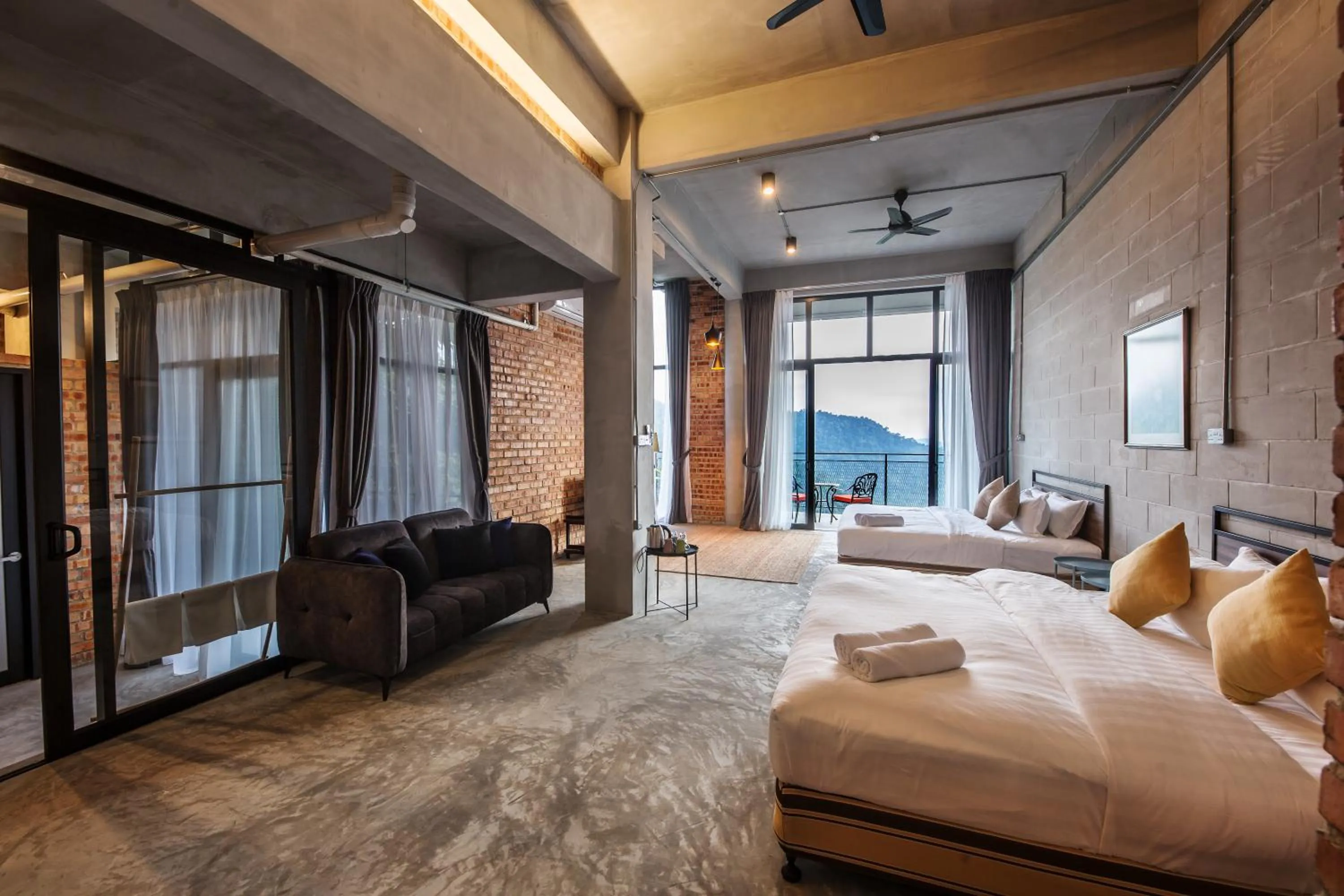 Bed in Sembayu Villa