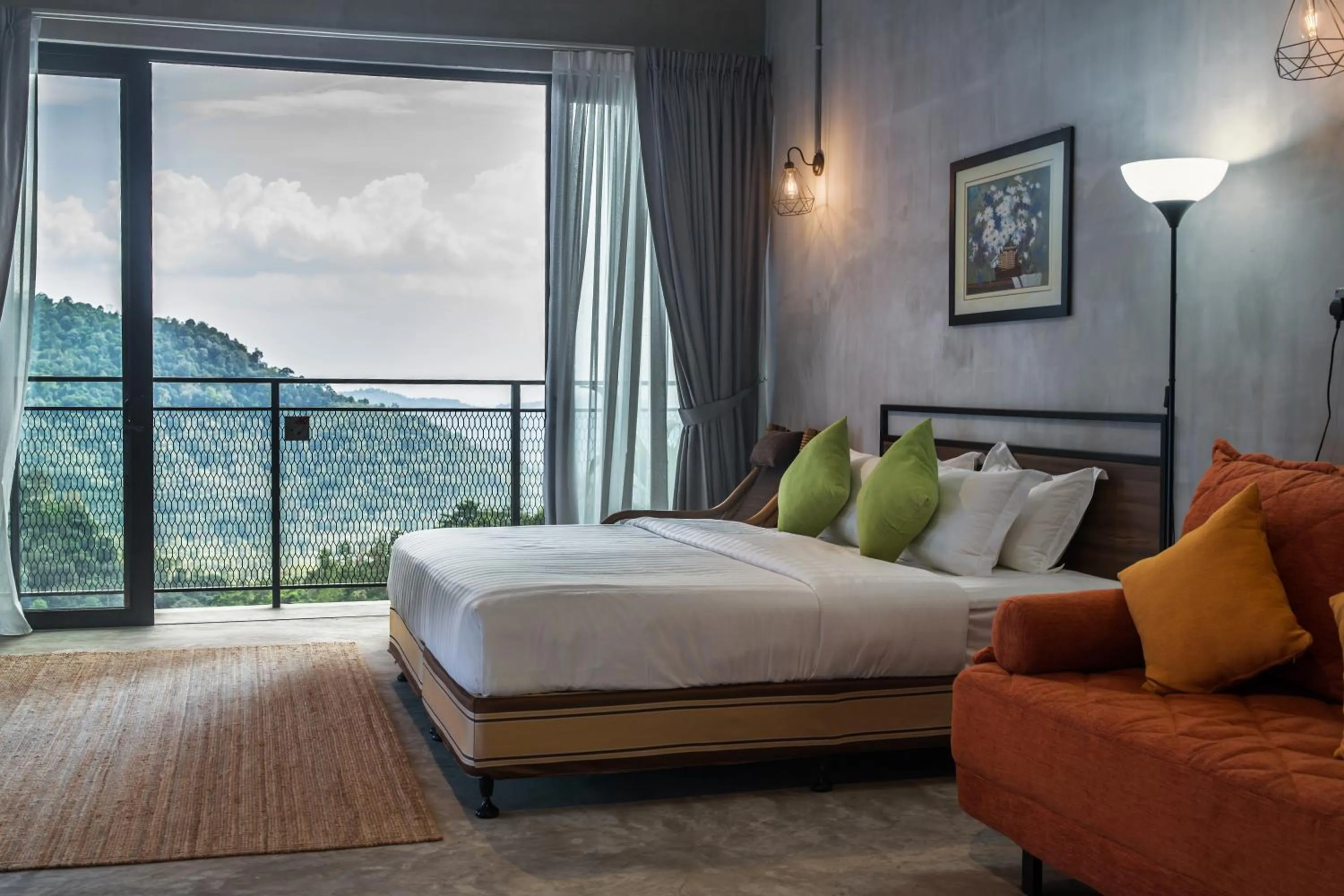 Bed in Sembayu Villa