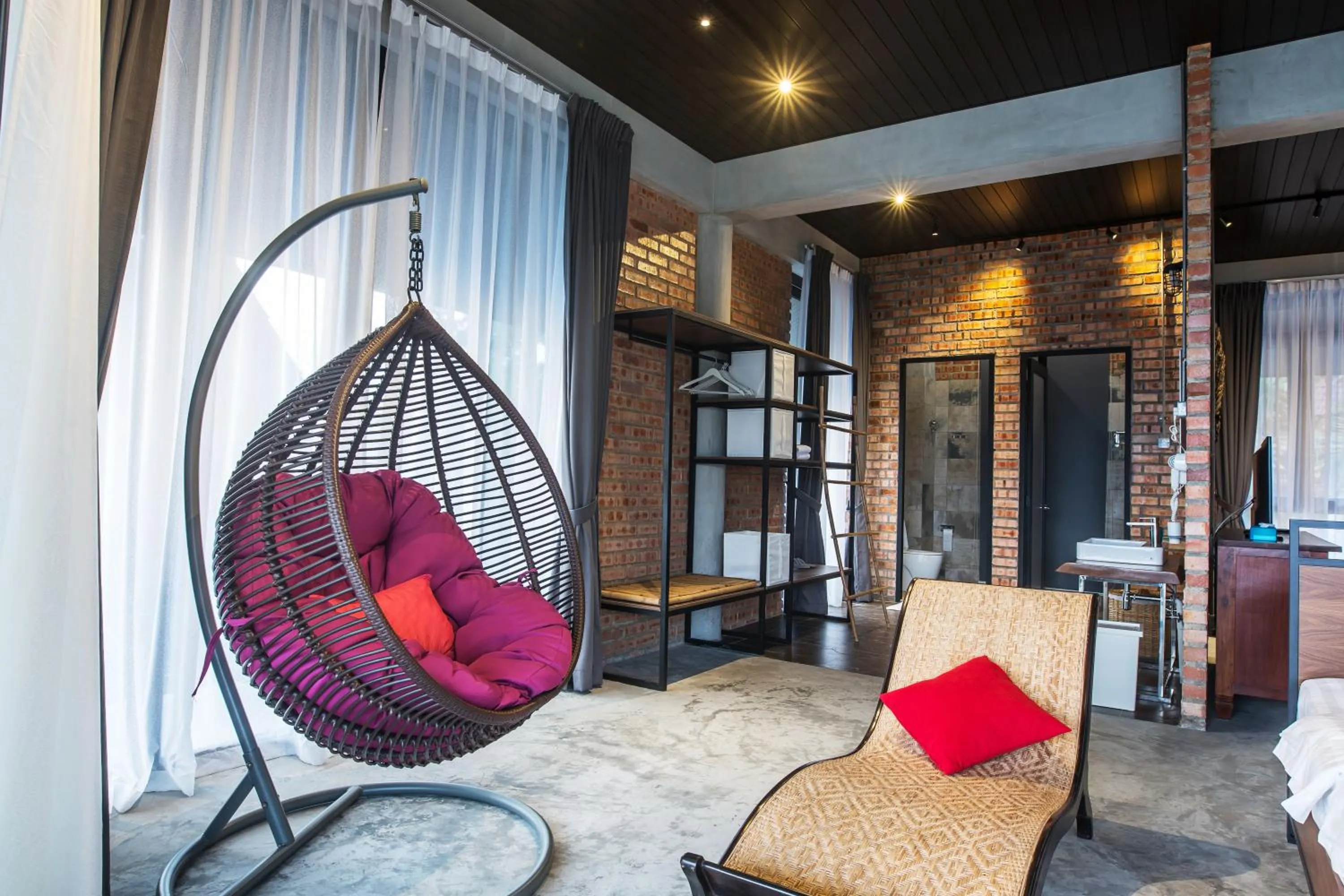 Seating area in Sembayu Villa