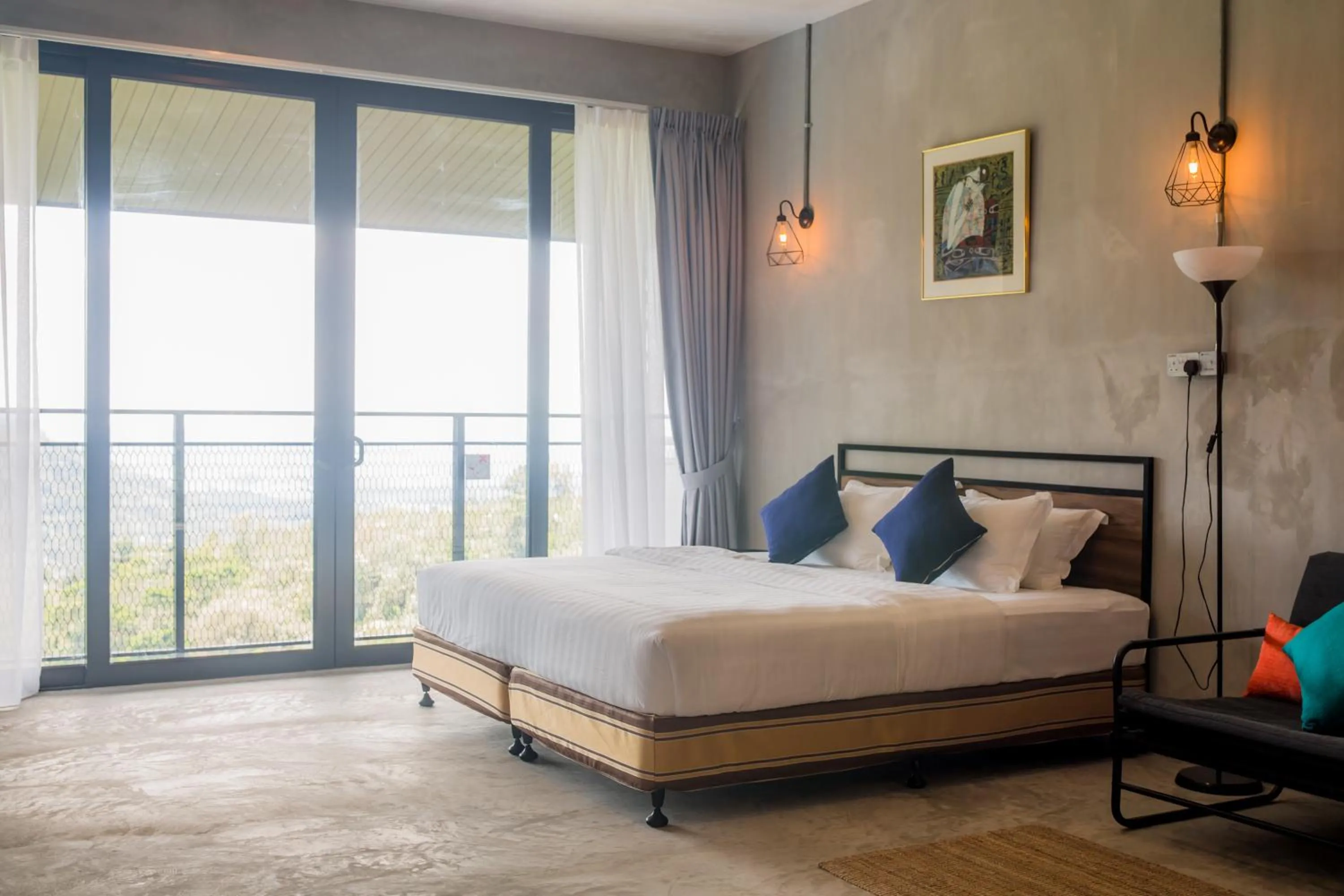 Bed in Sembayu Villa