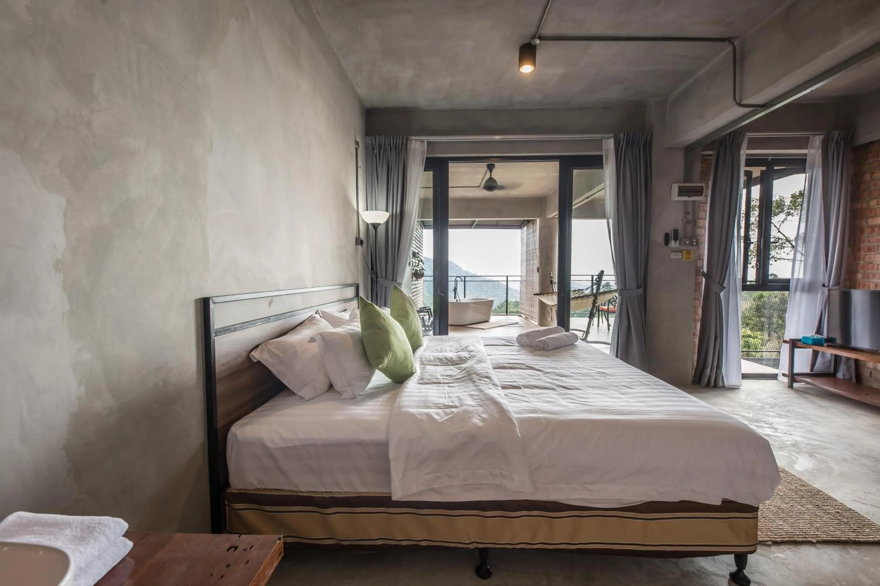 Bed in Sembayu Villa