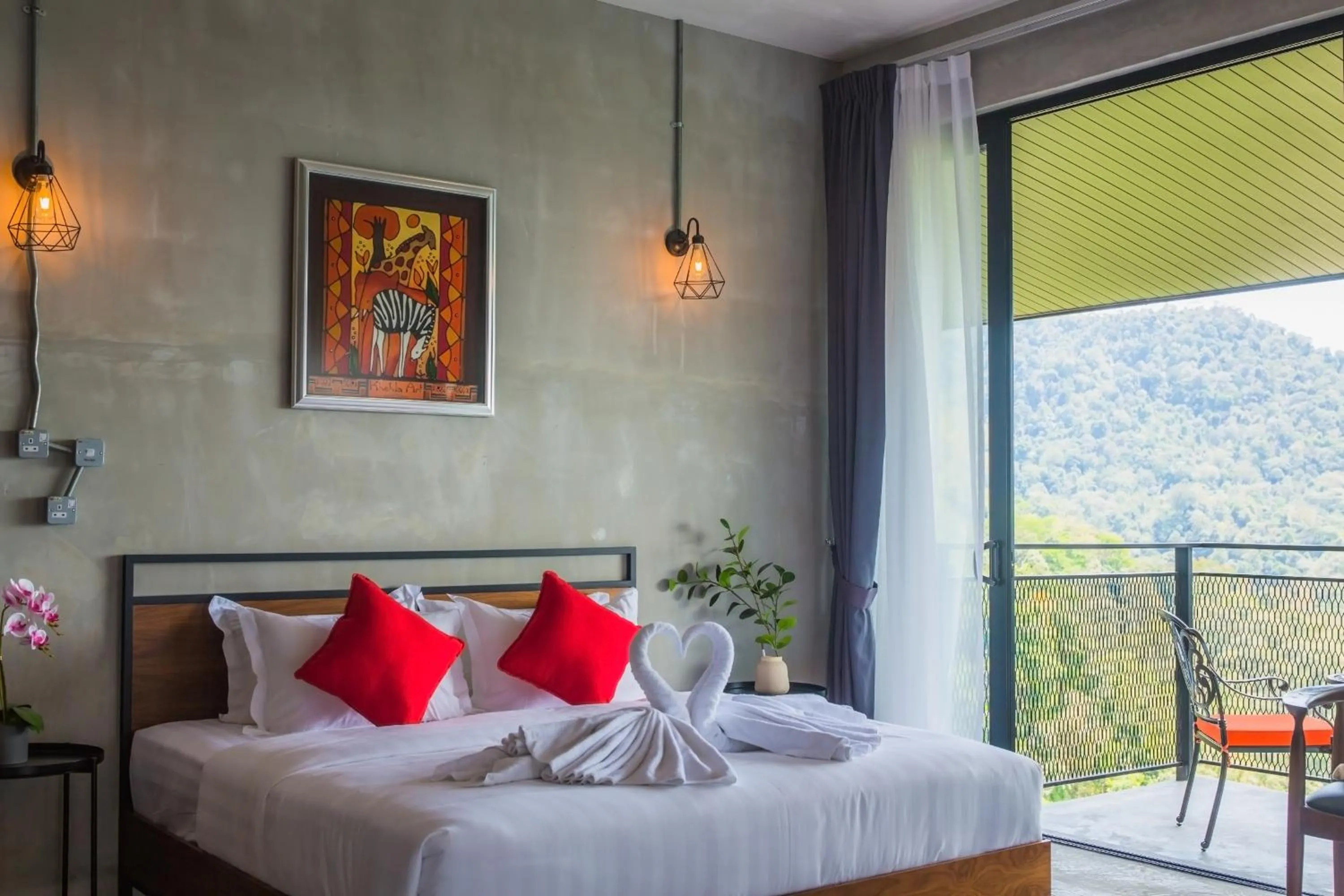 Bed in Sembayu Villa