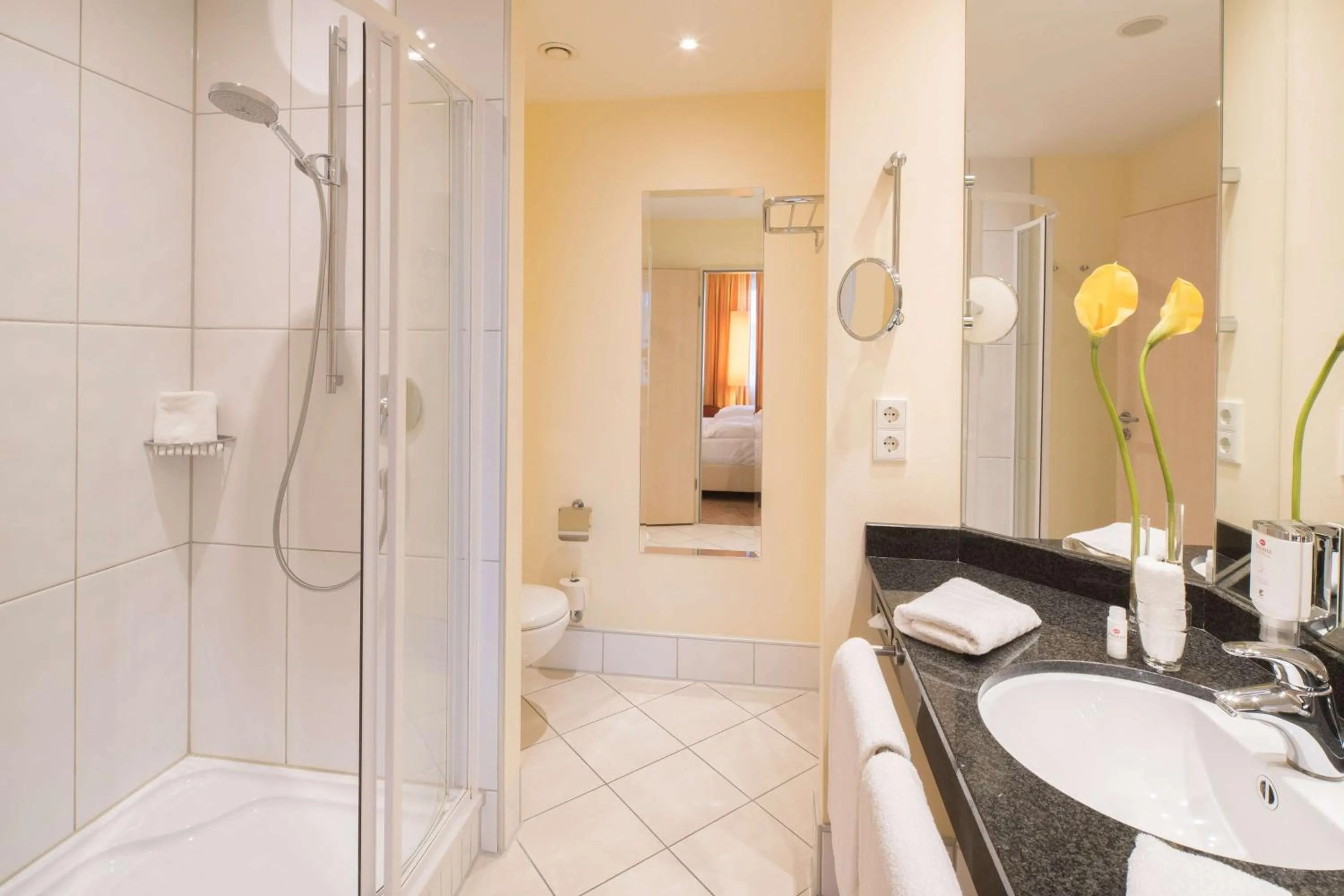 Shower in Best Western Premier Castanea Resort Hotel