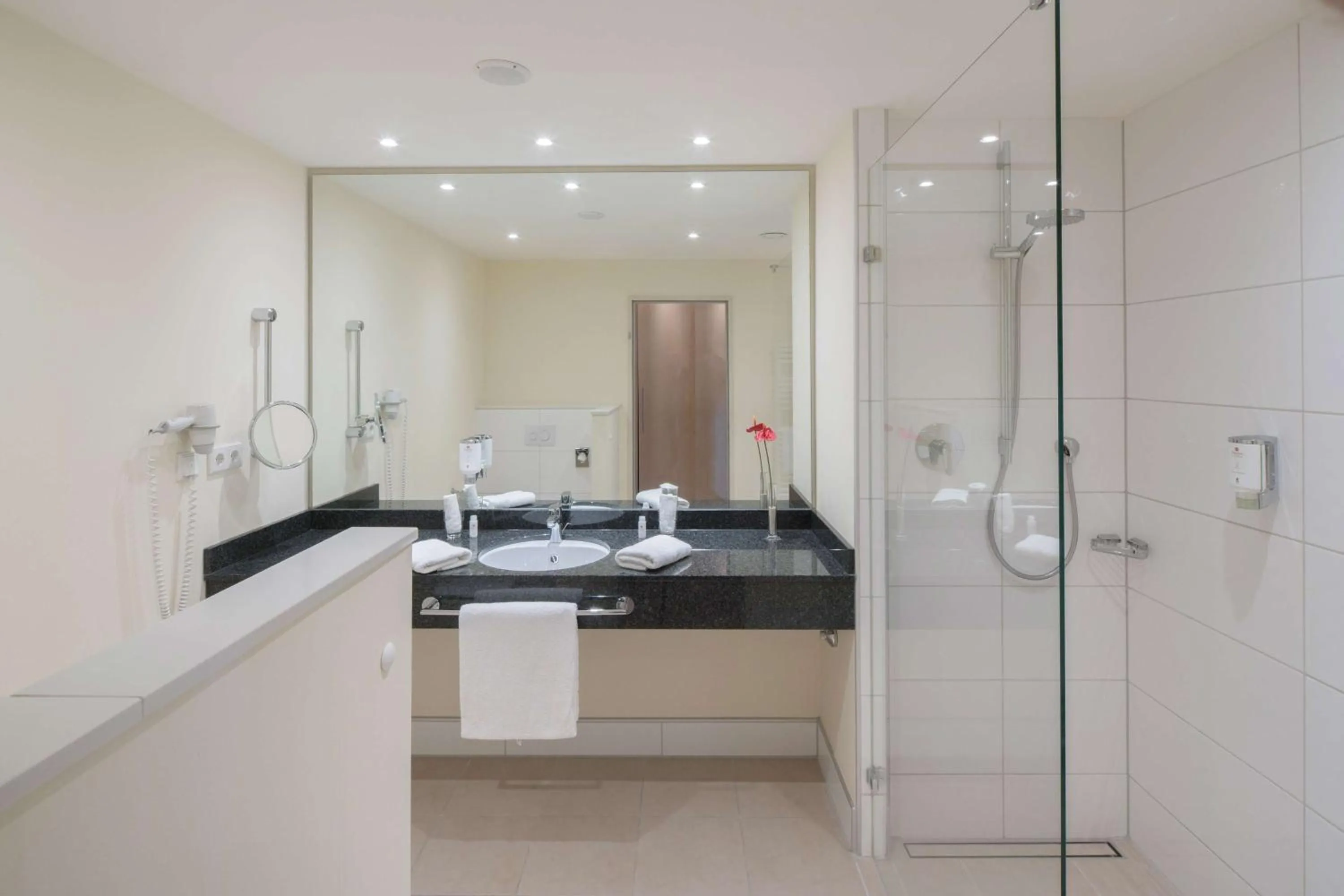 Shower in Best Western Premier Castanea Resort Hotel