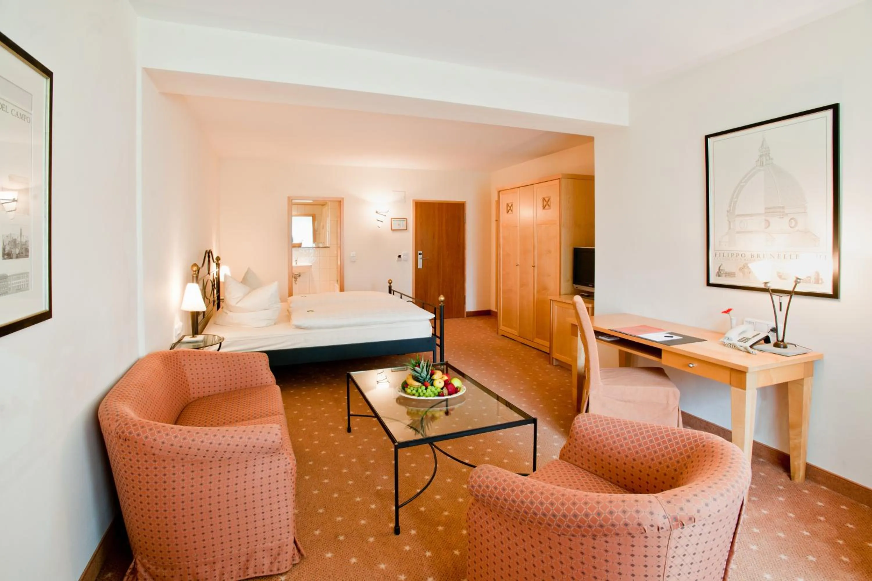 Bedroom, Bed in Hotel Barbarossa