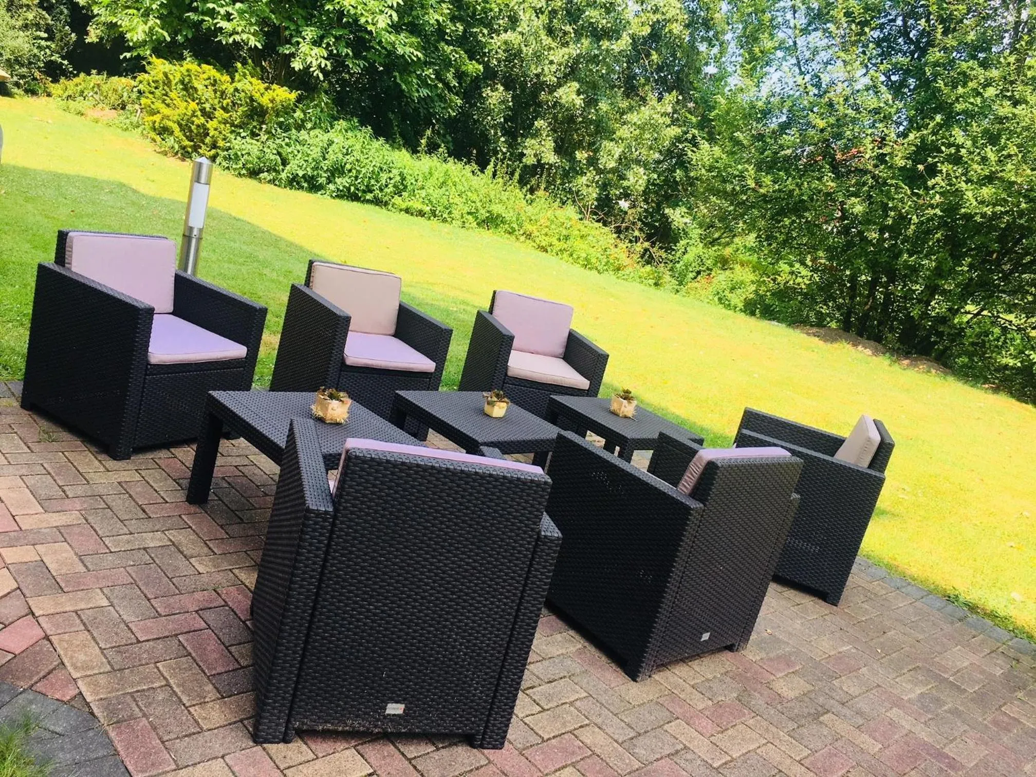 Garden view in Hotel Barbarossa