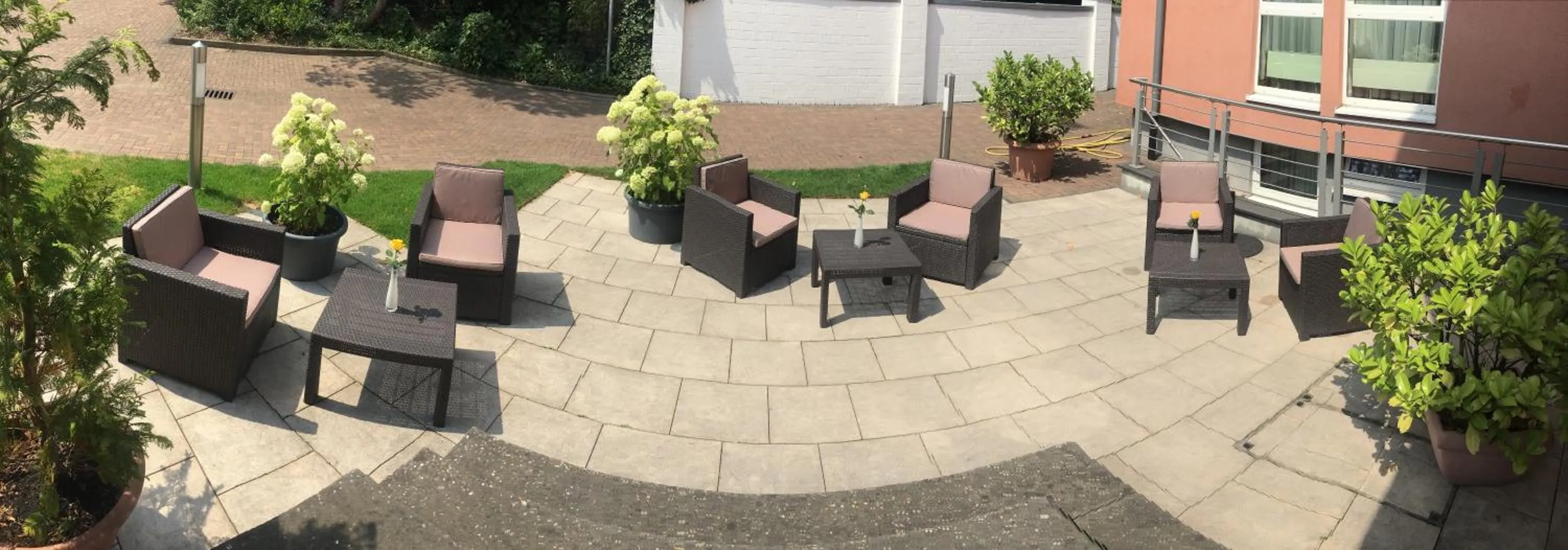 Patio in Hotel Barbarossa