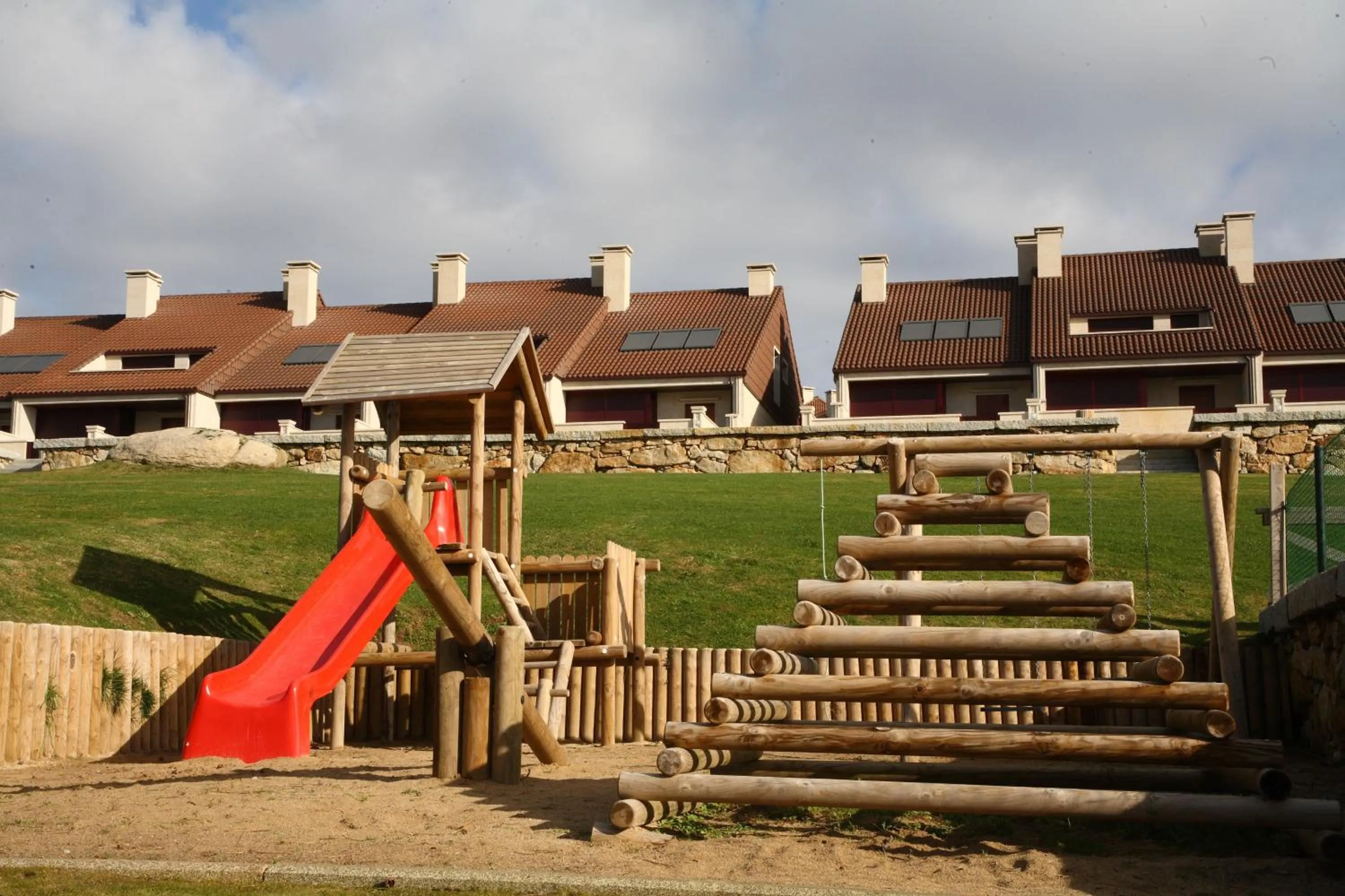 Children play ground in COMPEJO RAEIROS O GROVE, S Vicente do Mar